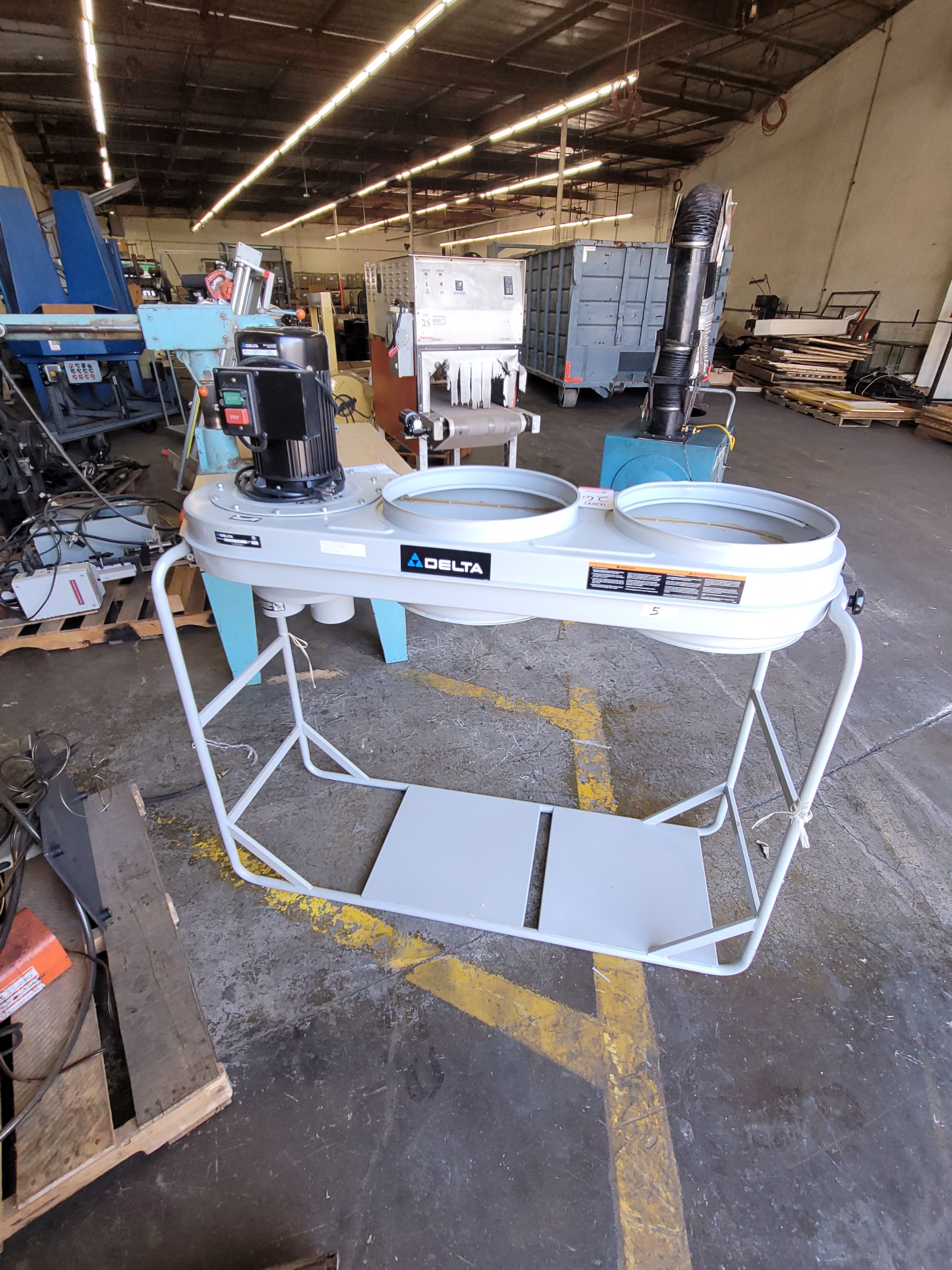 DELTA DUST COLLECTOR, MODEL 50-761, MISSING COLLECTION BAGS-26