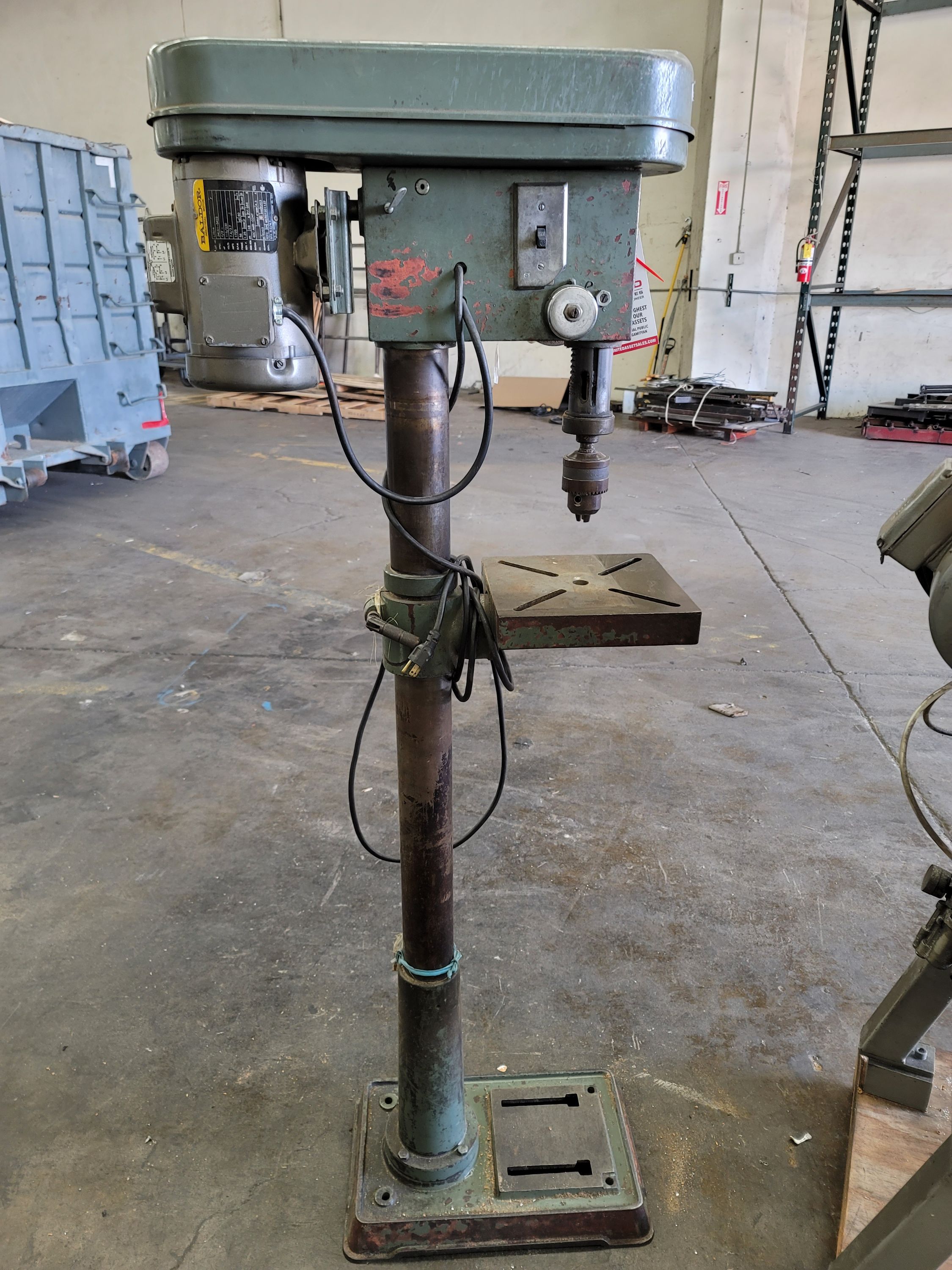 GENERAL 14" DRILL PRESS, FLOOR MODEL, 1/2 HP, S/N 633-30A