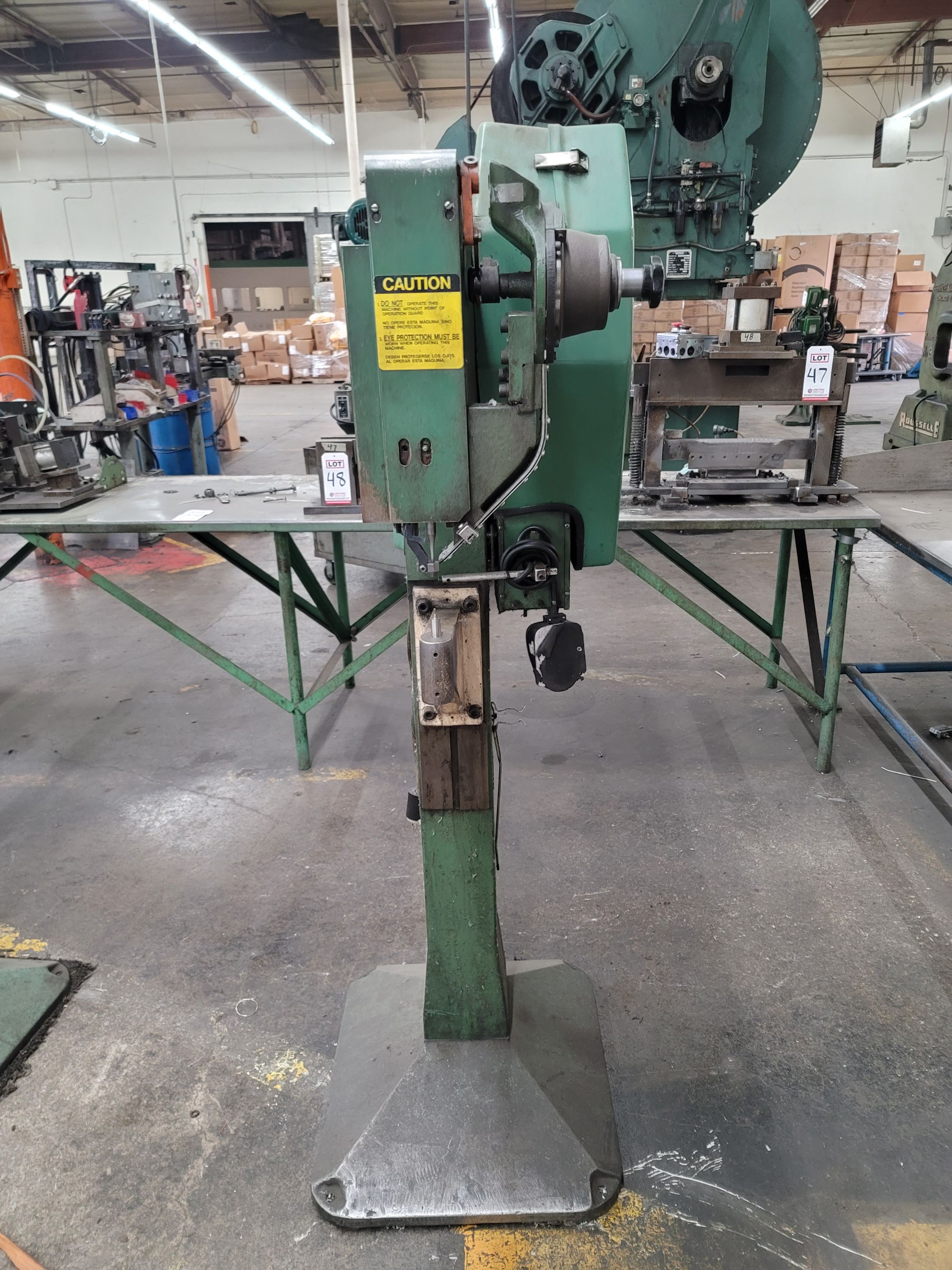 MILFORD FASTENING SYSTEMS RIVET MACHINE, MODEL 255, S/N 3254-45
