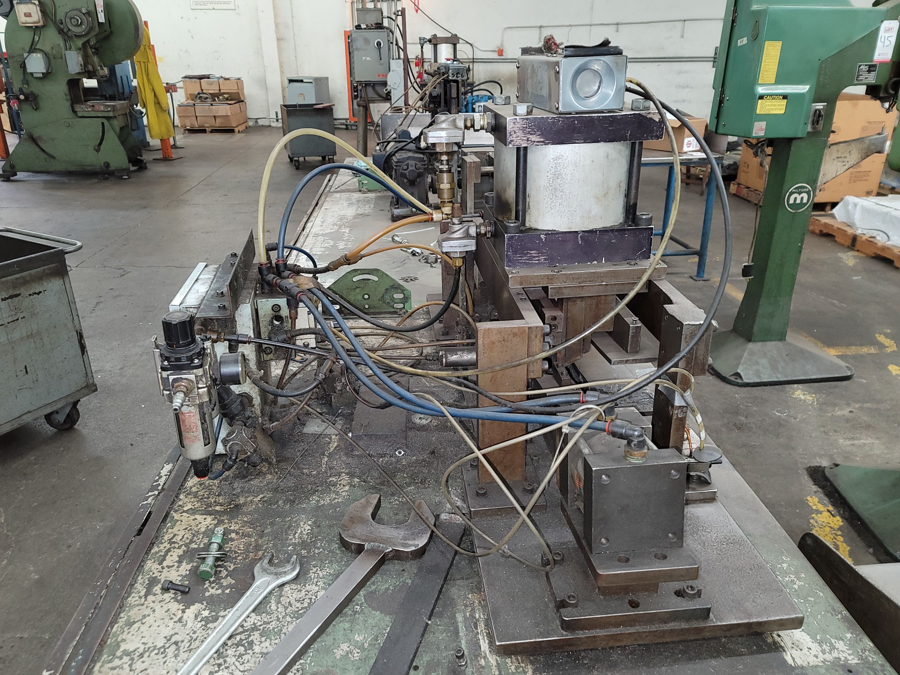 CUSTOM BENDING PRESS FOR MAKING RAKES-49