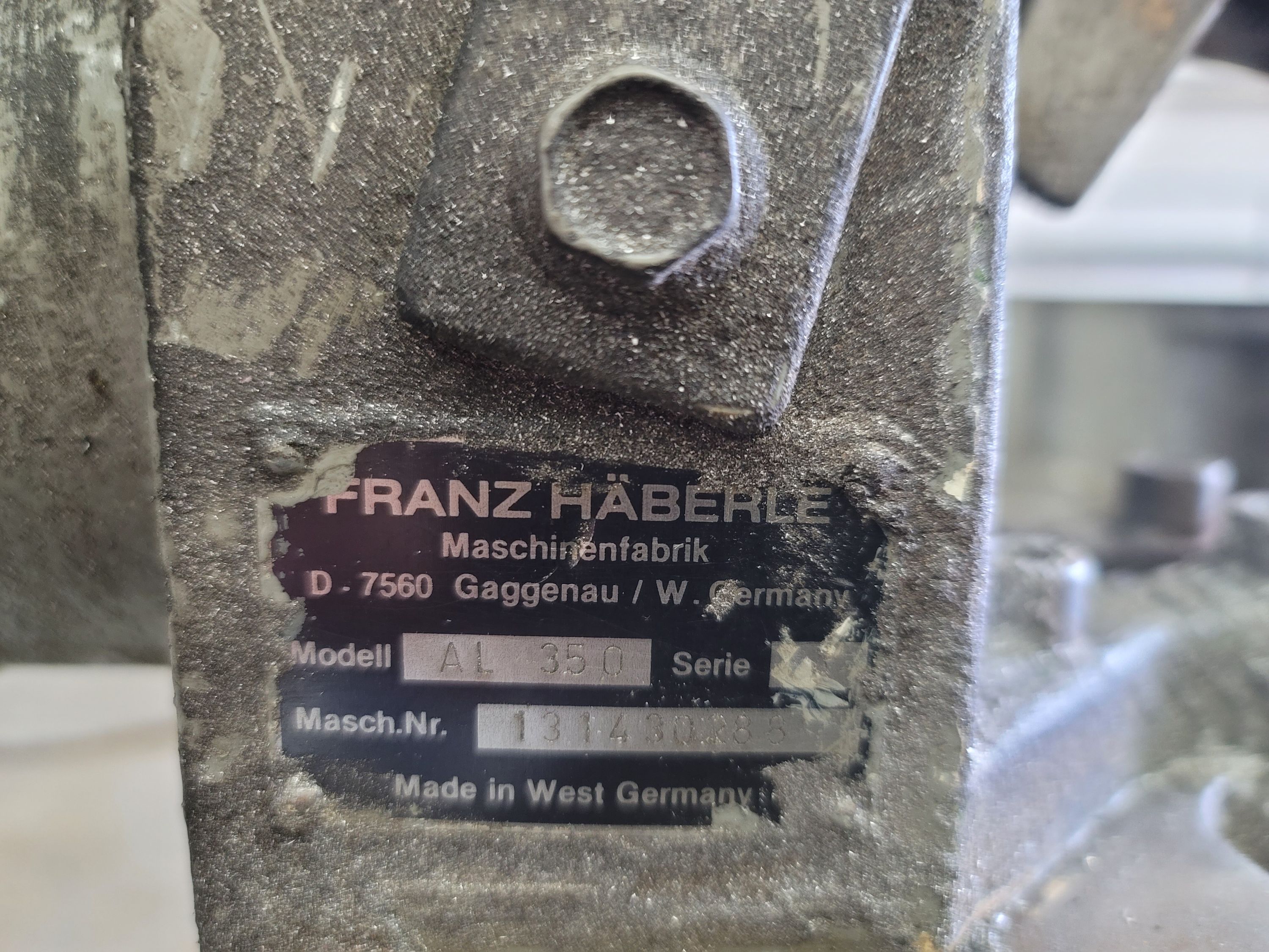 HABERLE AL350 HI SPEED COLD SAW, NON-FERROUS, S/N 131430288-54