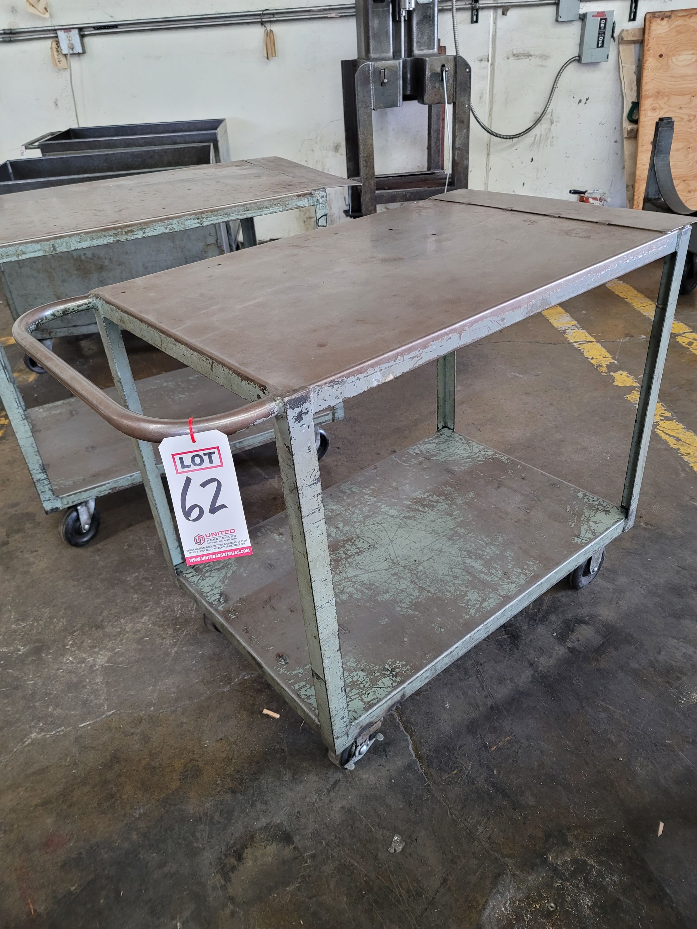 SHOP CART, STEEL, 2' X 3'-62