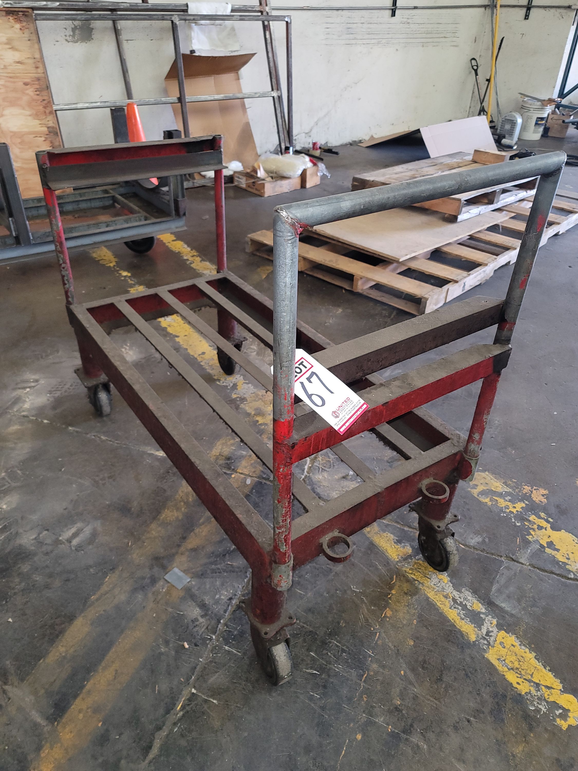 HEAVY DUTY MATERIAL CART, BOTH HANDLES REMOVABLE-67