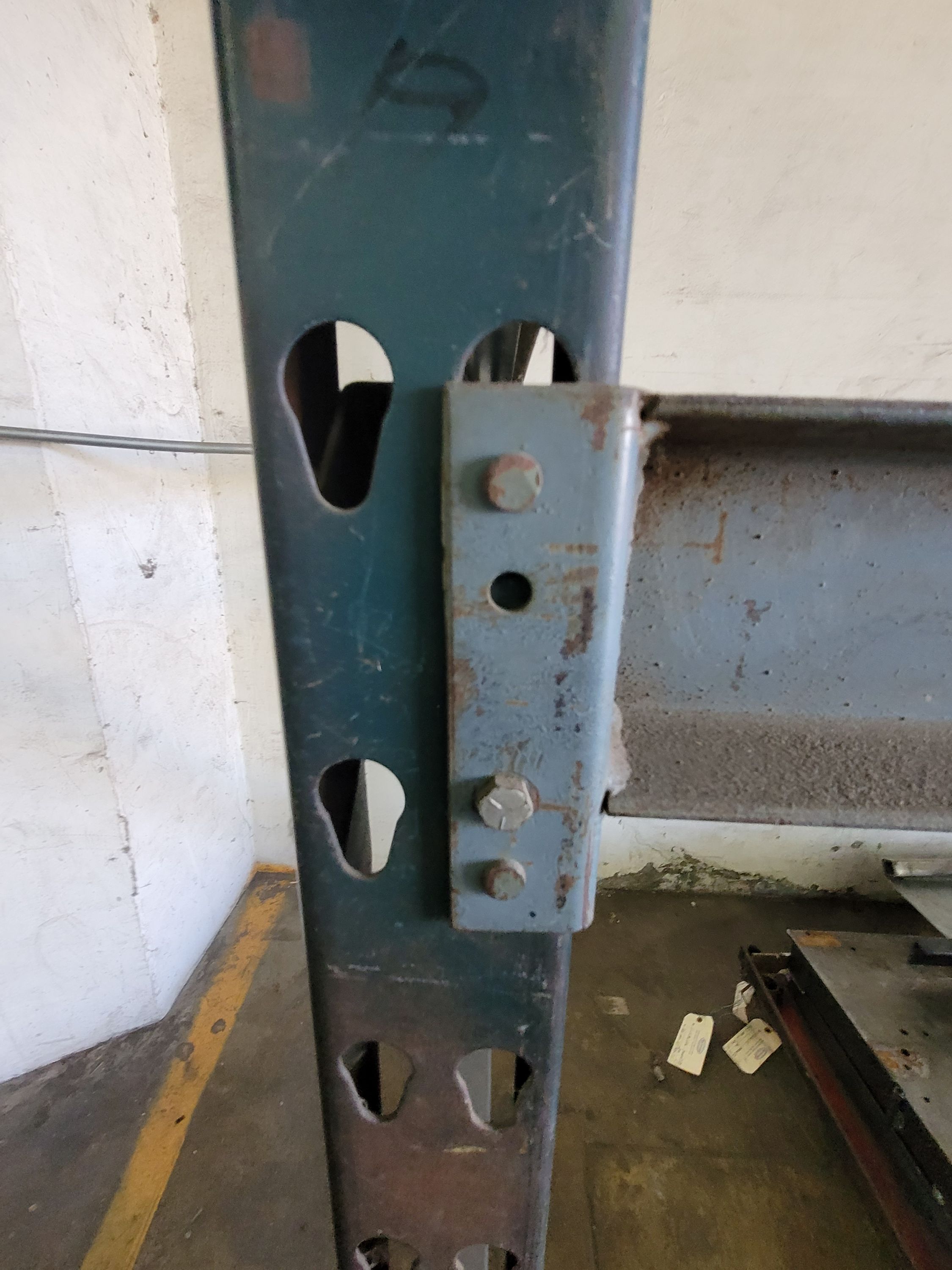 LOT - (3) SECTIONS OF PALLET RACK, 12' BEAMS, 12' UPRIGHTS, NO DECKING-71