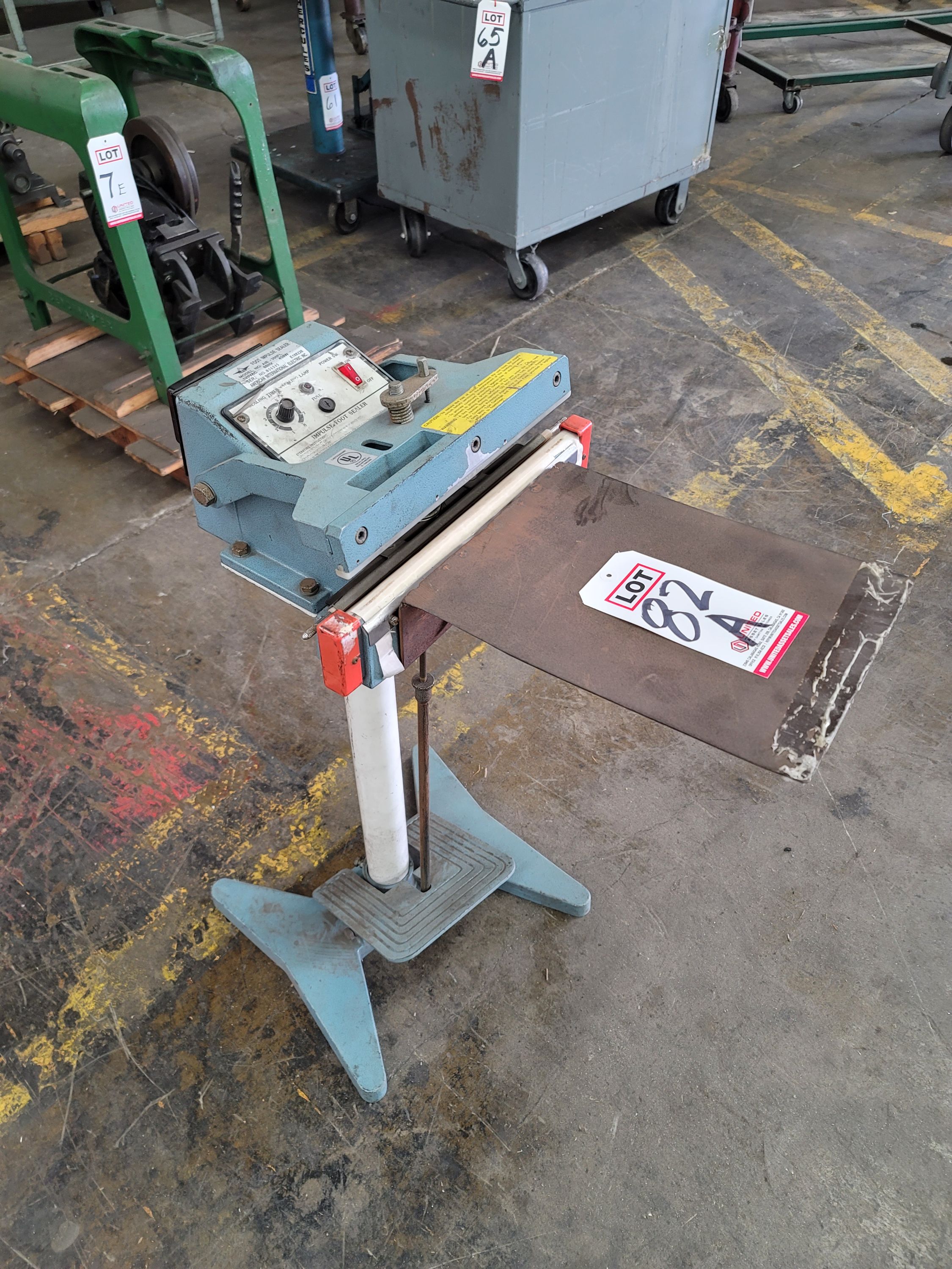 AIE FOOT IMPULSE SEALER, 12", MODEL AIE-300FL, S/N B06945-82A