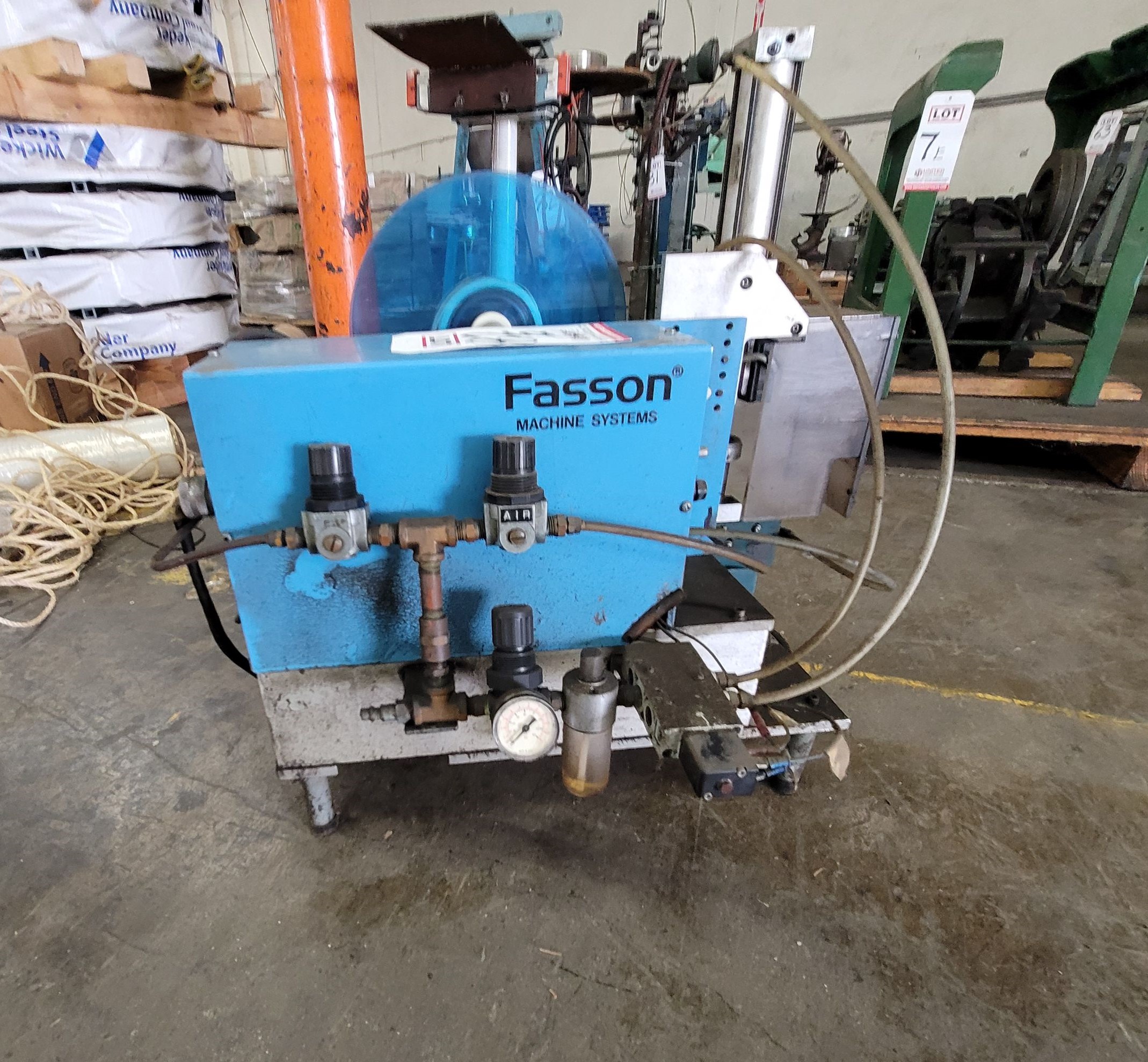 FASSON ROLLS MATERIAL MACHINE APPLICATOR, DATA TAG UNREADABLE-82B