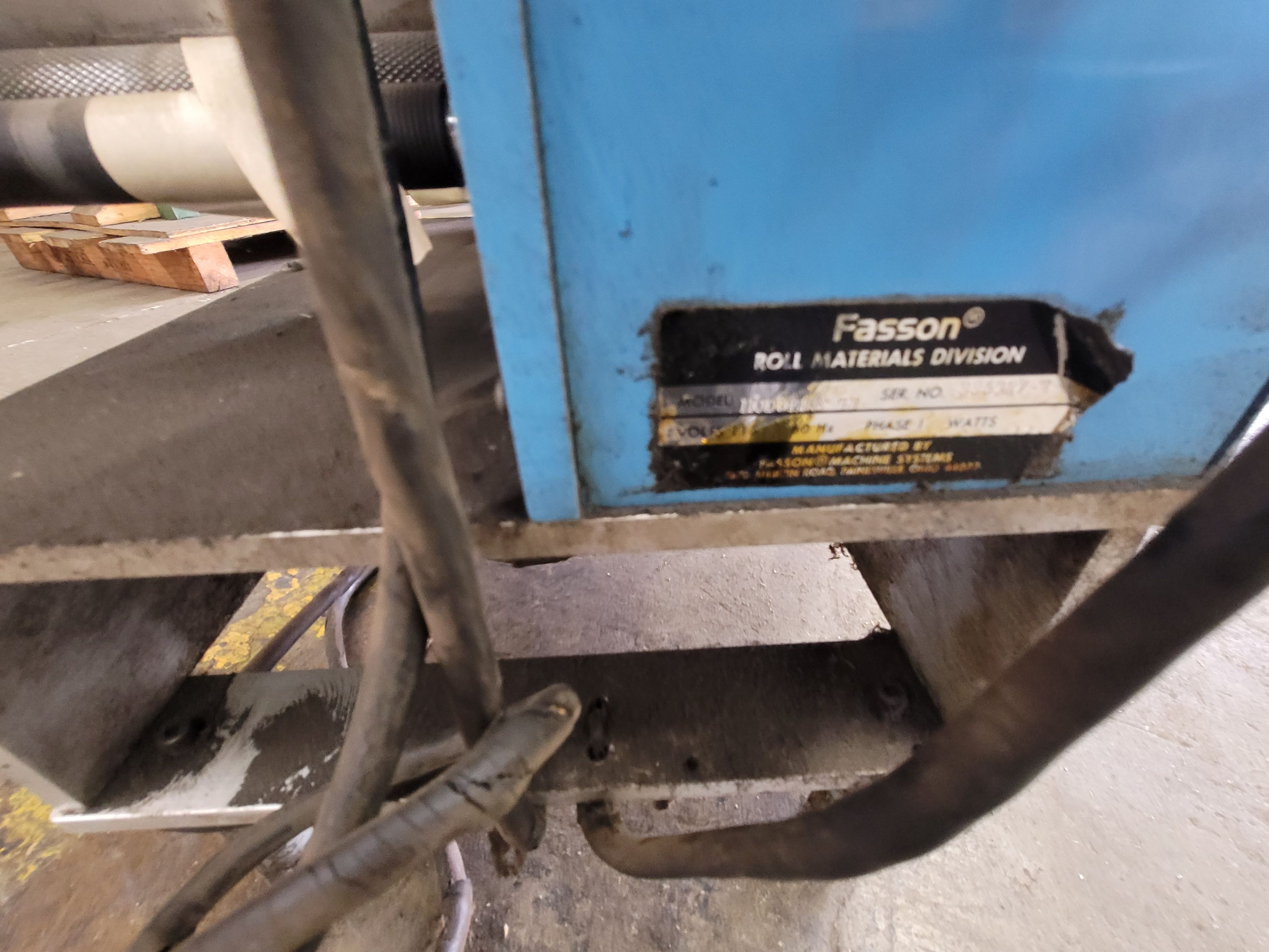 FASSON ROLLS MATERIAL MACHINE APPLICATOR, DATA TAG UNREADABLE-82B