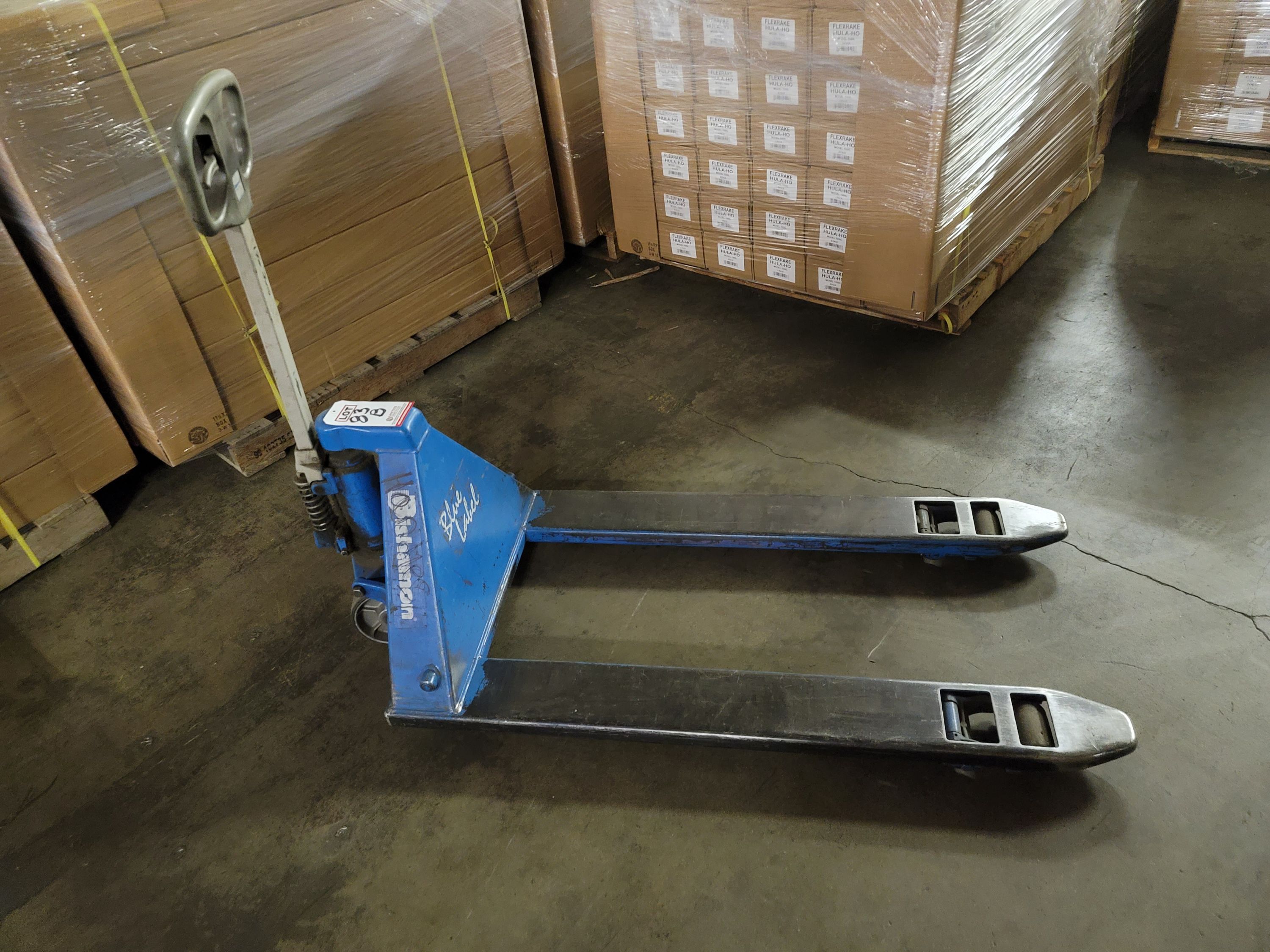 BISHAMON PALLET JACK, 5,500 LB CAPACITY-83B