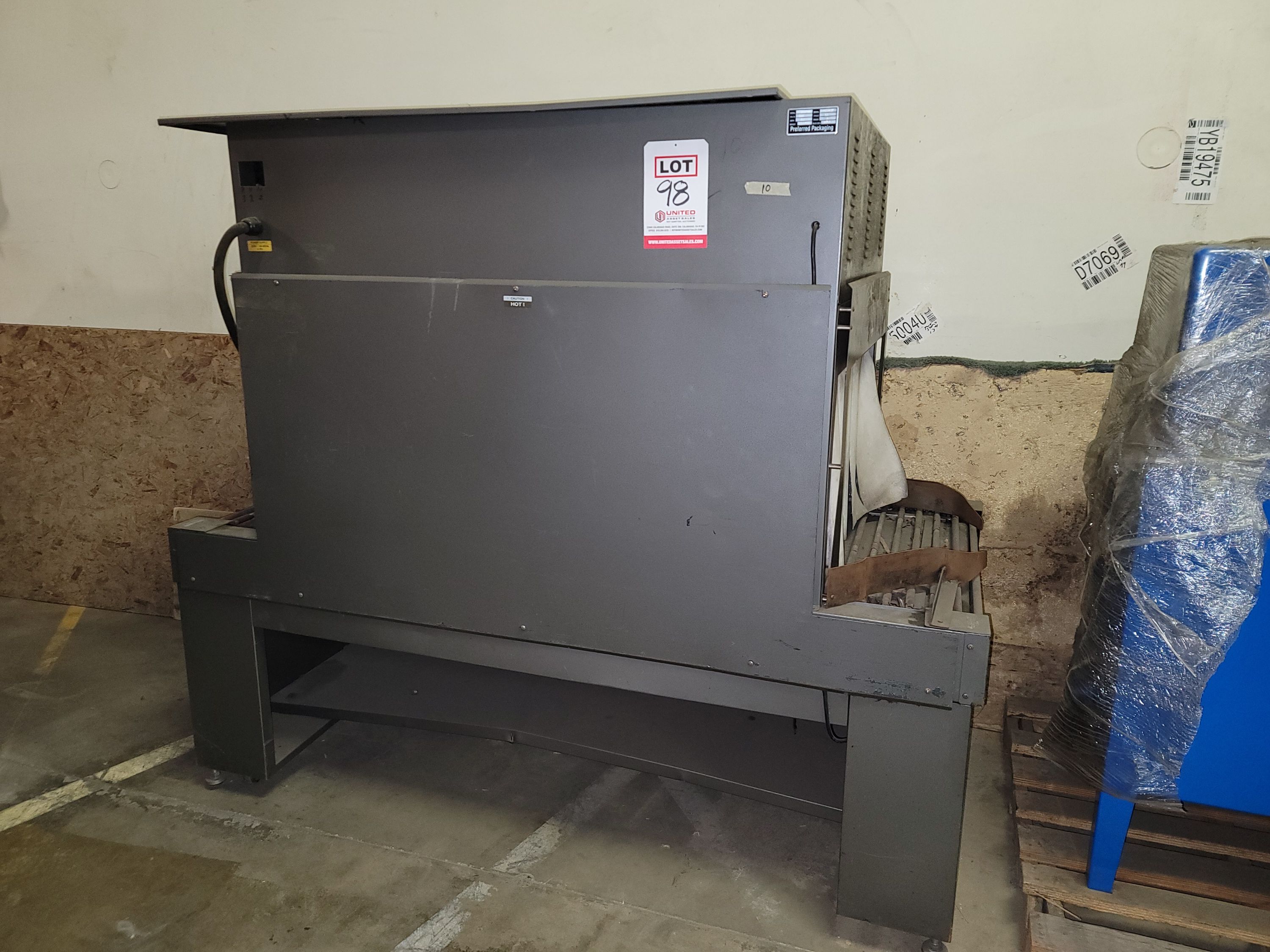 PREFERRED PACKAGING TUNNEL HEAT SHRINK MACHINE, MODEL FP362060, S/N M490401-98