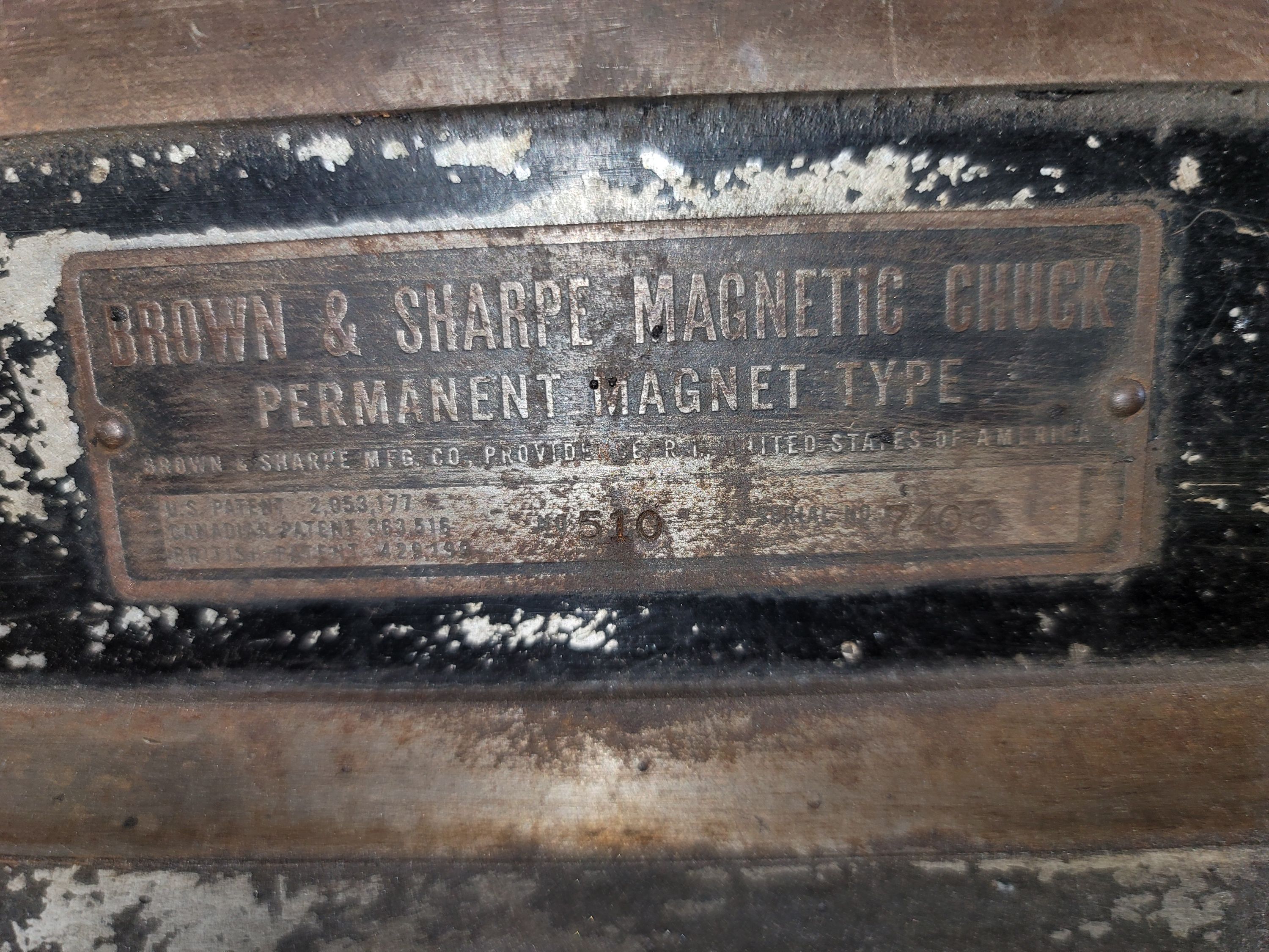 DELTA-MILWAUKEE TOOLMAKER SURFACE GRINDER, W/ BROWN & SHARPE PERMANENT MAGNETIC CHUCK-113