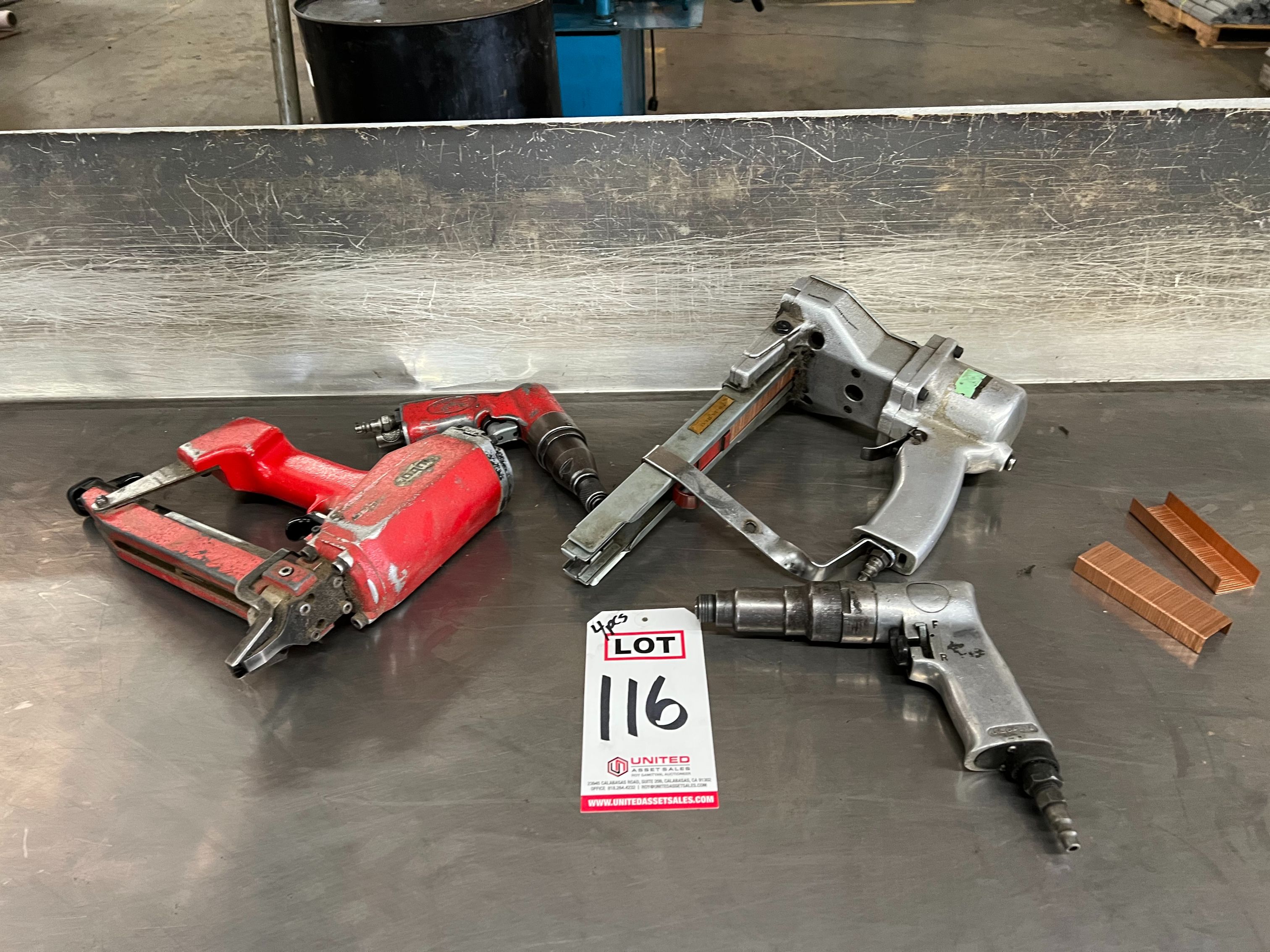 LOT - (4) MISC. AIR TOOLS-116