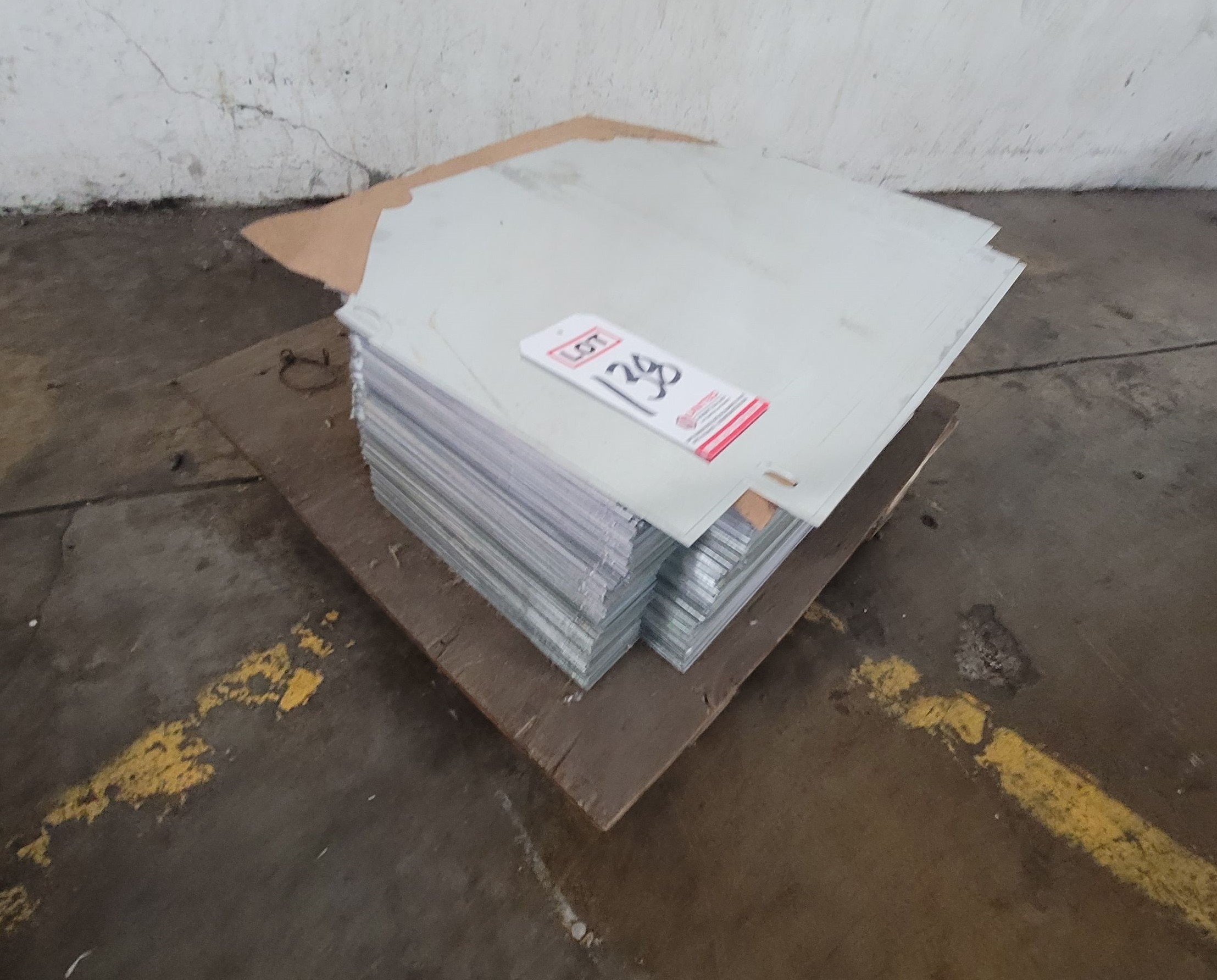 LOT - GALVANIZED SHEETS, ODD SHAPED-138