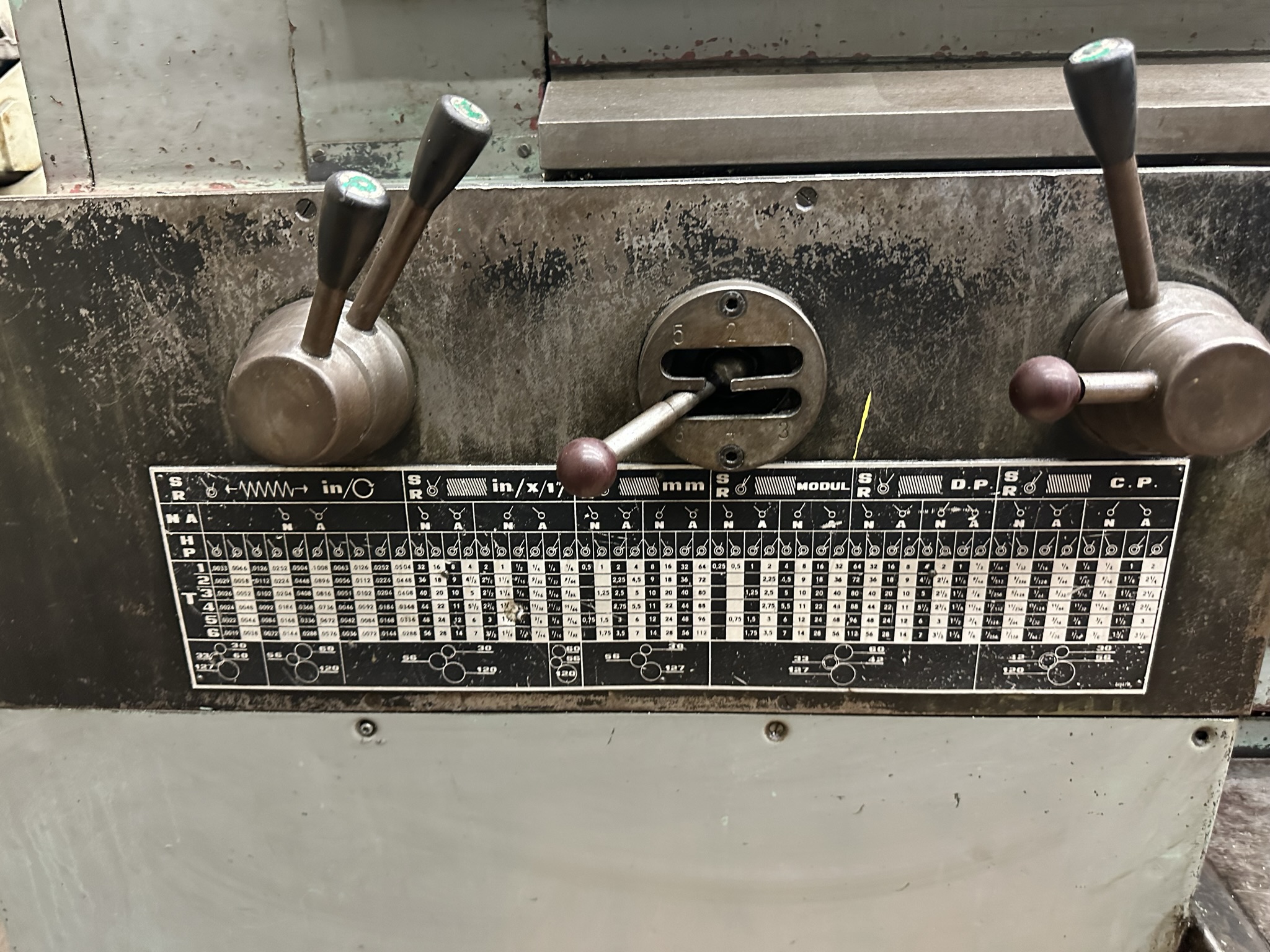 TOS SUS 80 LATHE, 32" X 130" CC, 15" 6-JAW CHUCK, TAILSTOCK, (2) STEADY RESTS, DUPLOMATIC TA-175 TRACING ATTACHMENT, 3-1/4" THROUGH HOLE-56