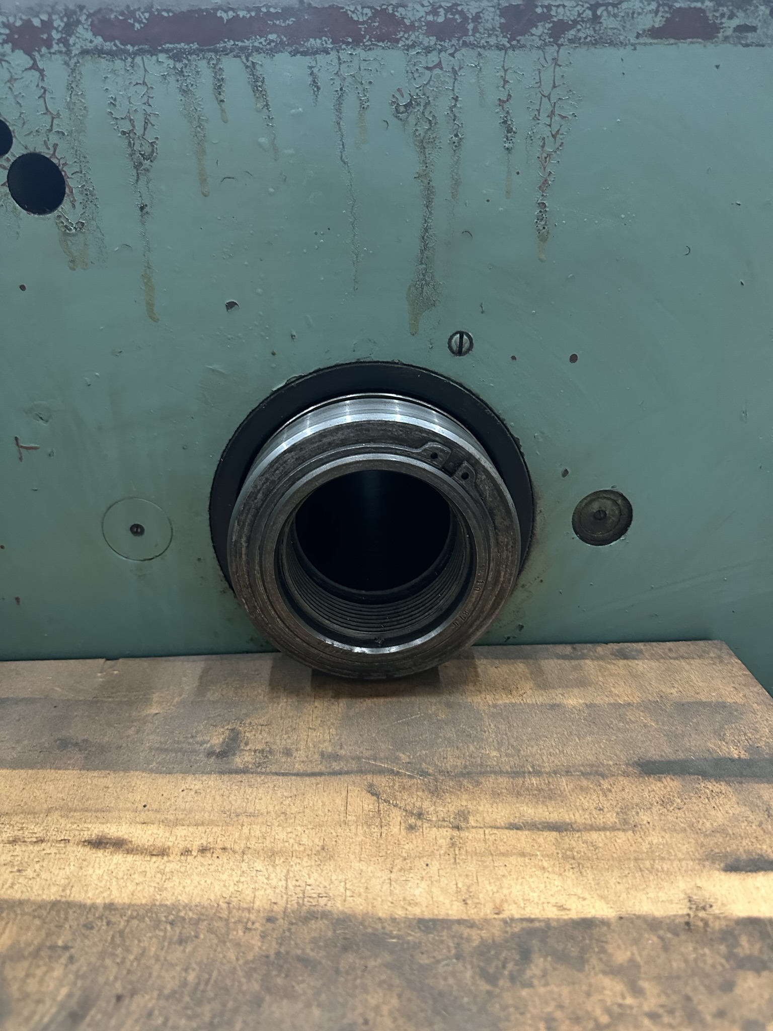 TOS SUS 80 LATHE, 32" X 130" CC, 15" 6-JAW CHUCK, TAILSTOCK, (2) STEADY RESTS, DUPLOMATIC TA-175 TRACING ATTACHMENT, 3-1/4" THROUGH HOLE-56
