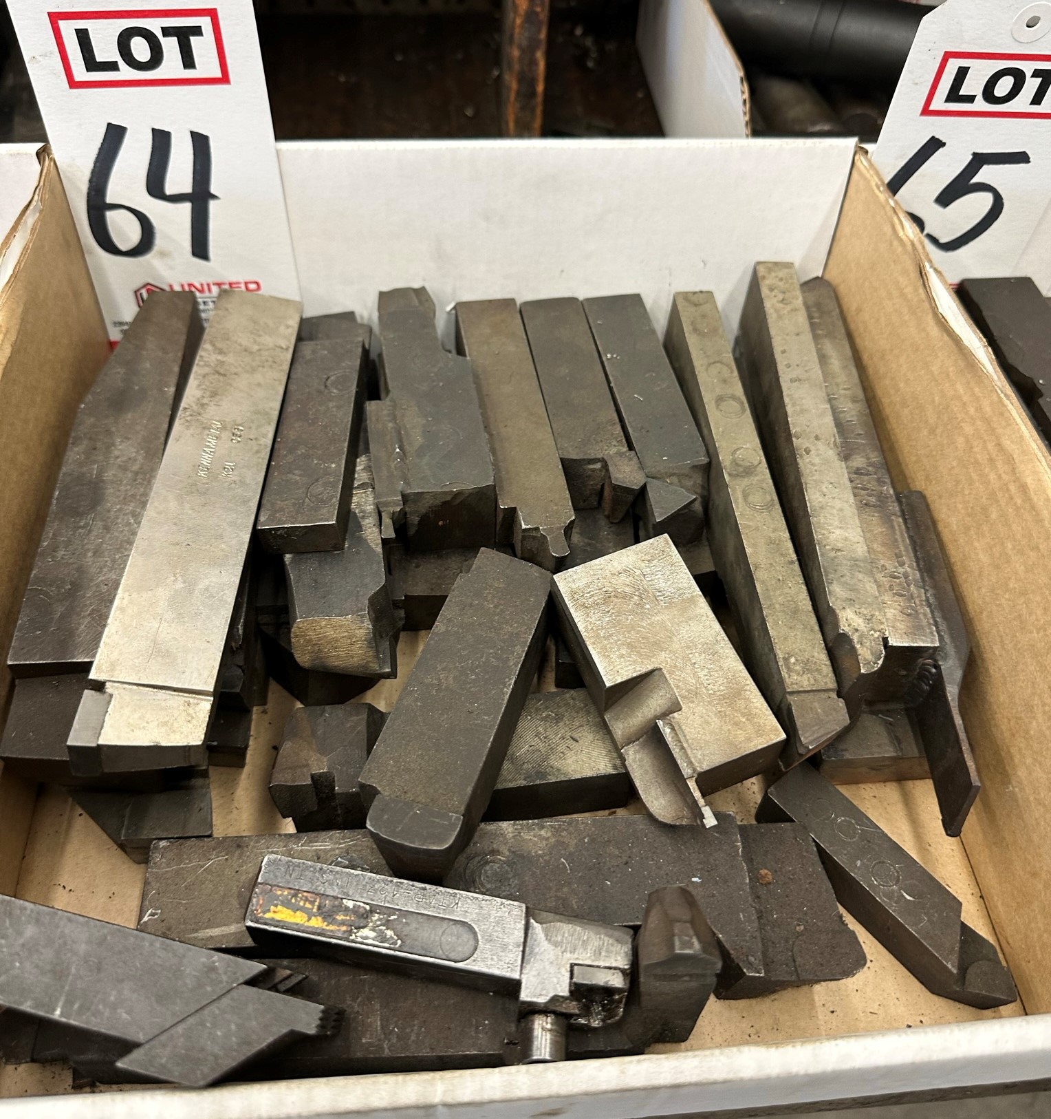 LOT - LARGE LATHE TOOLS-64