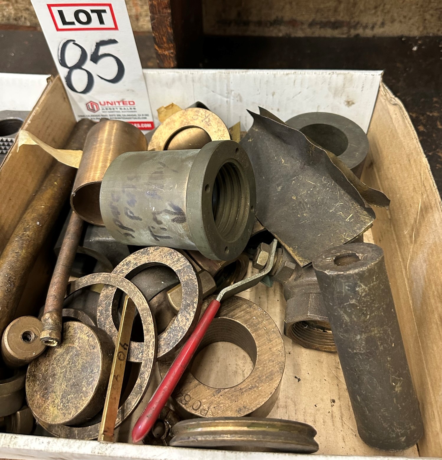 LOT - BRASS FITTINGS, BUSHINGS, ETC.-85