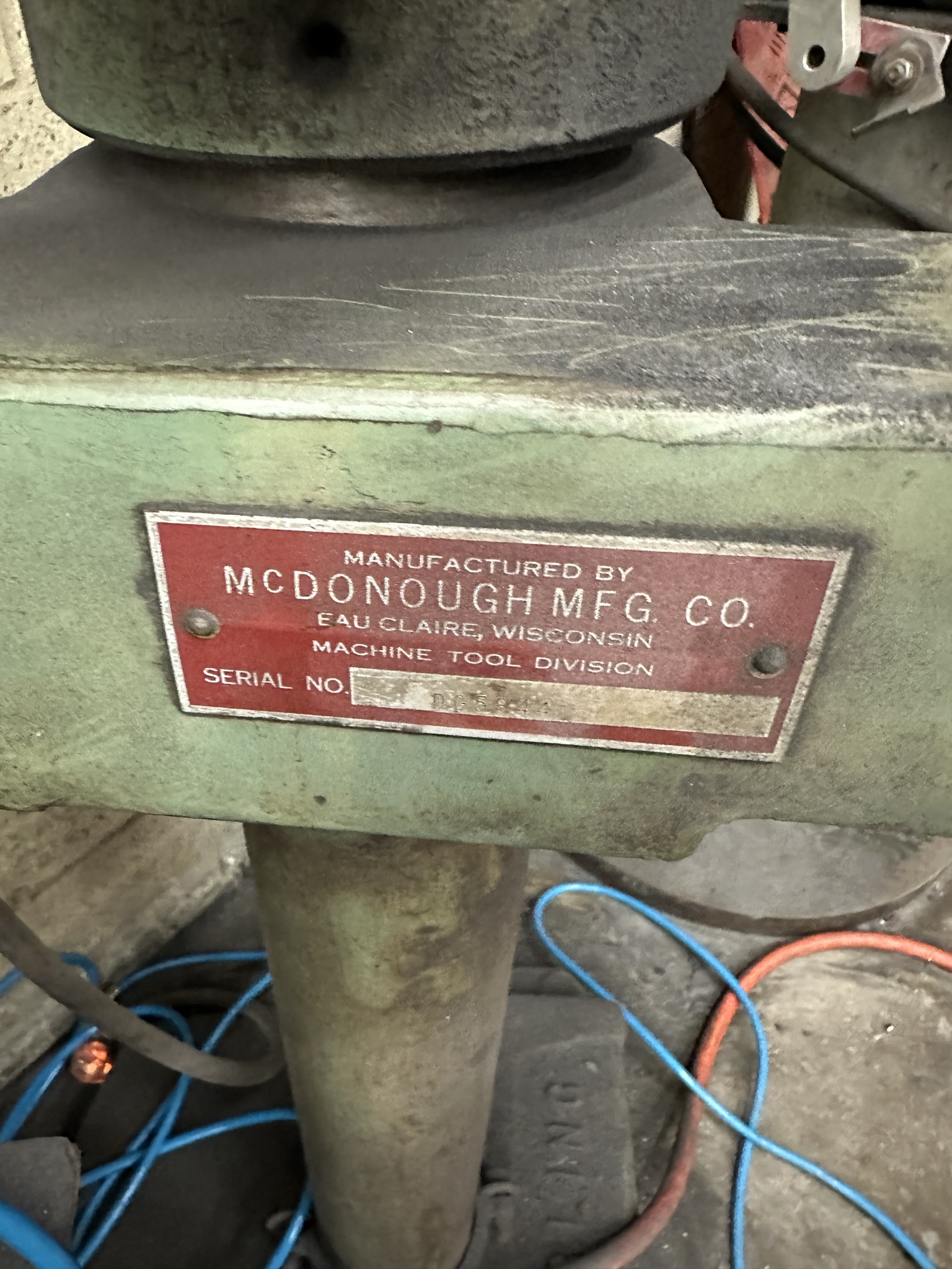 STERLING DRILL GRINDER, MODEL DV206A, 1/2 HP, 120V, S/N DG5844-87