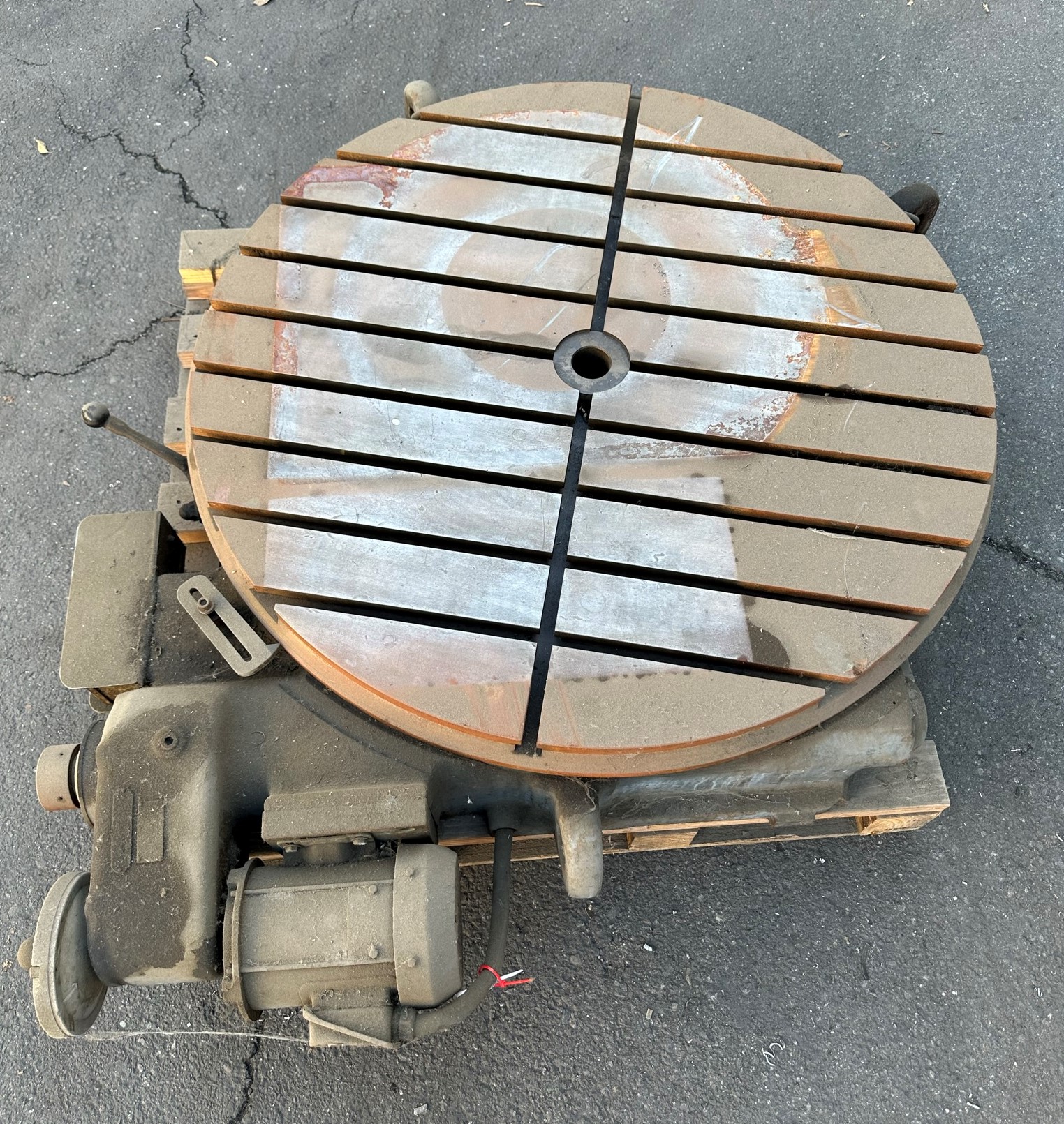 PRATT & WHITNEY 42" ROTARY TABLE, S/N 20938-367