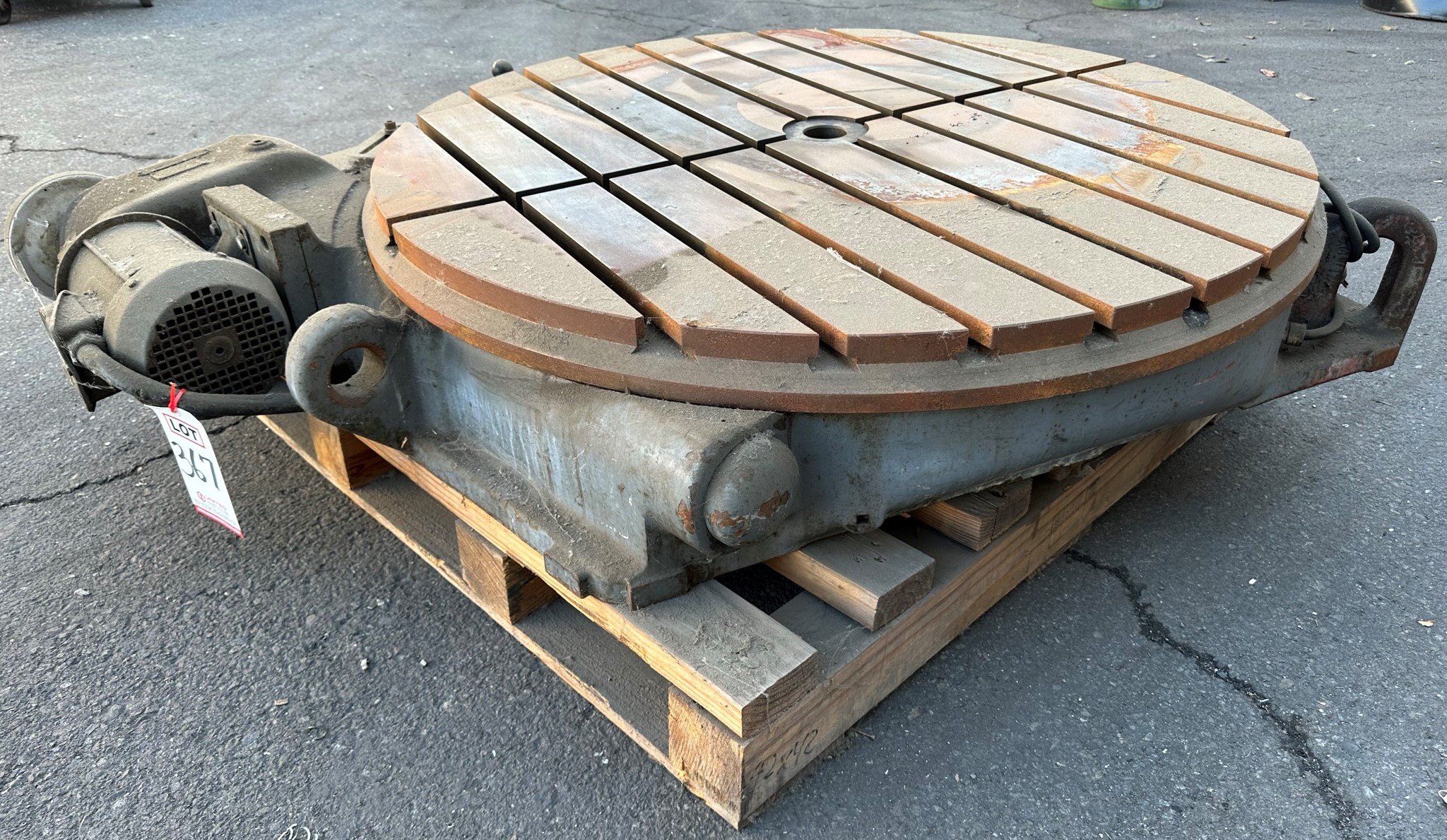 PRATT & WHITNEY 42" ROTARY TABLE, S/N 20938-367