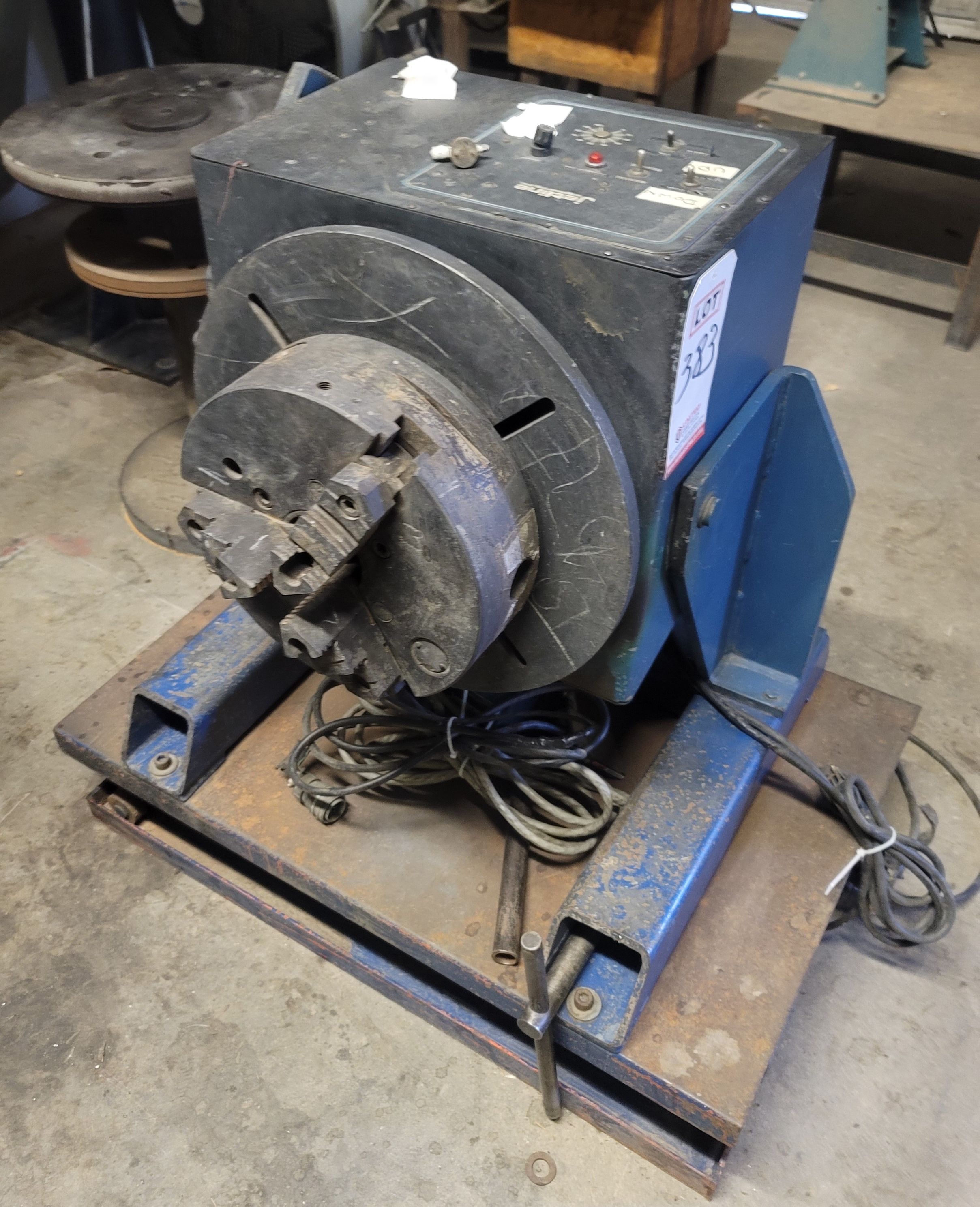 JETLINE WELDING POSITIONER, W/ 12" 3-JAW CHUCK-383