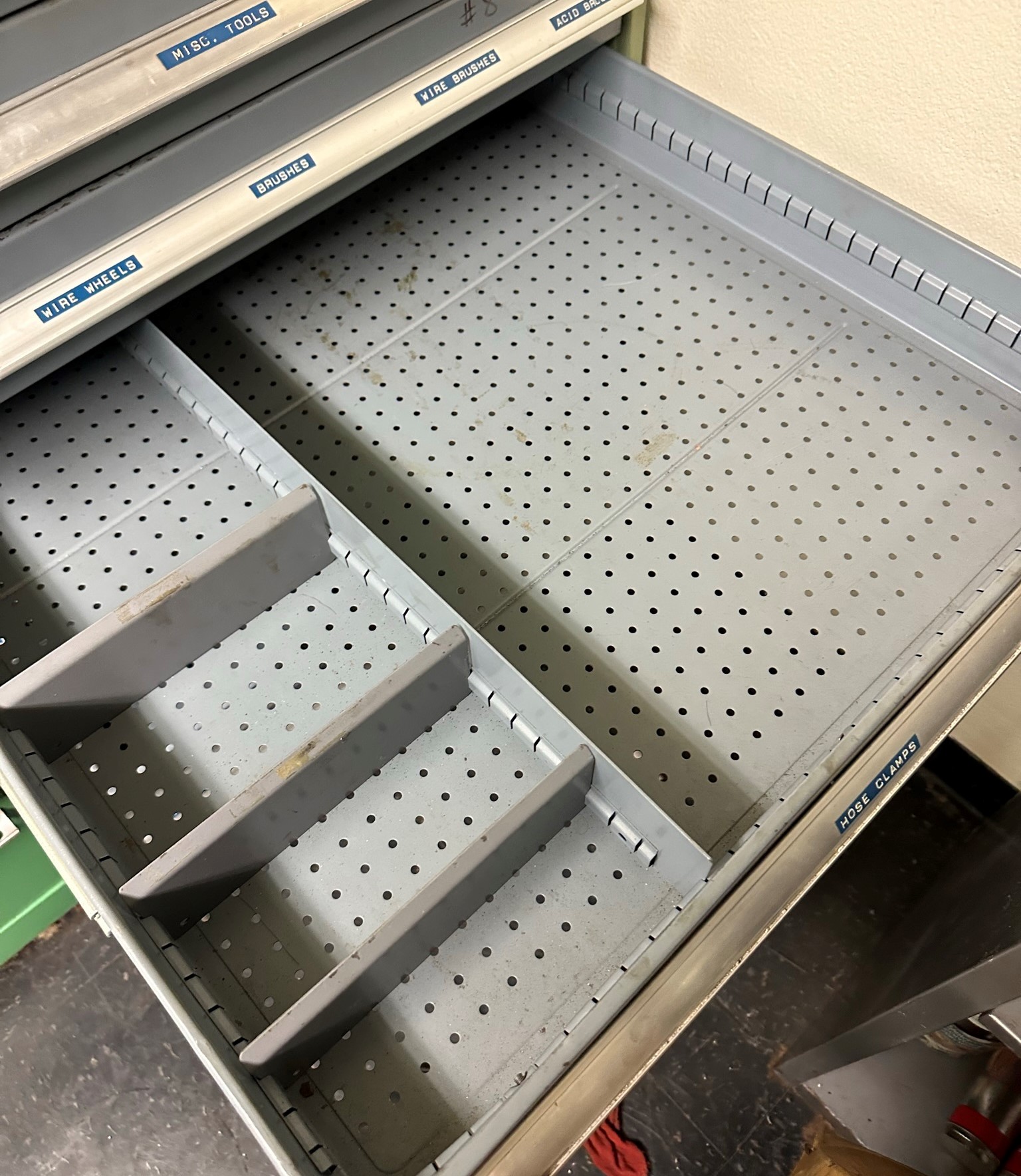 WATERLOO 13-DRAWER TOOL CABINET, W/ CONTENTS, TO INCLUDE: HARDWARE, MISC. TOOL & MAINTENANCE ITEMS-494