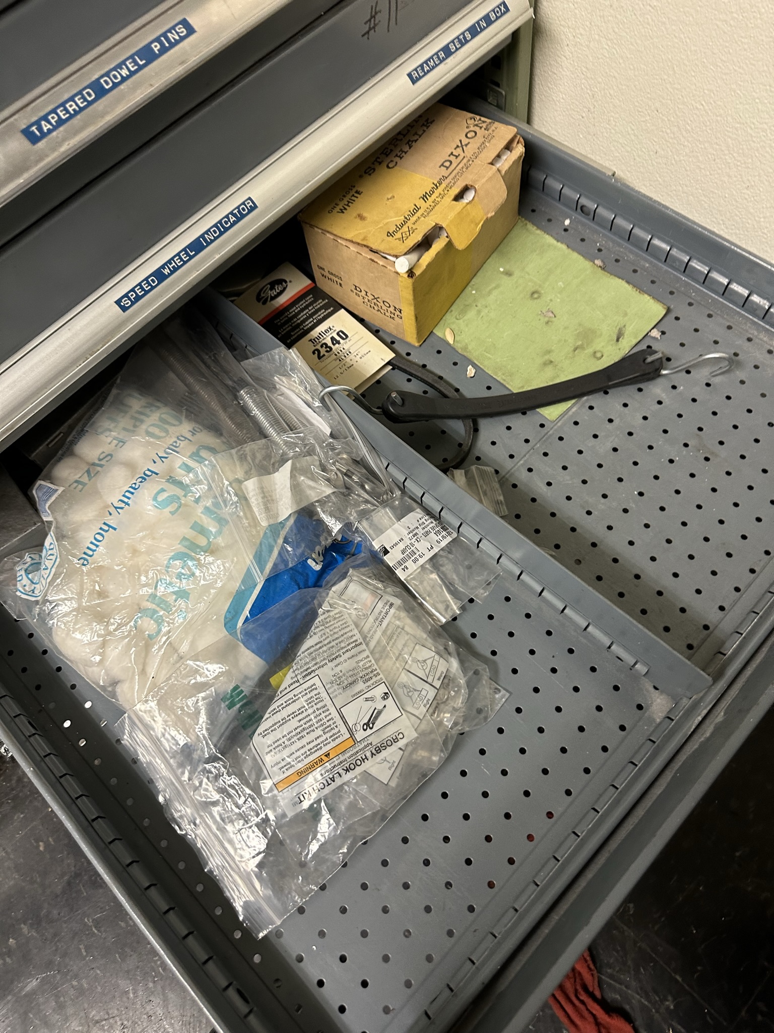 WATERLOO 13-DRAWER TOOL CABINET, W/ CONTENTS, TO INCLUDE: HARDWARE, MISC. TOOL & MAINTENANCE ITEMS-494