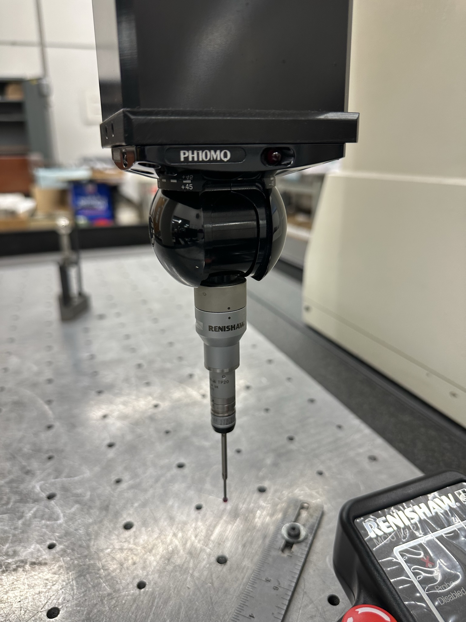 BROWN & SHARPE XCEL 7.10.7 COORDINATE MEASURING MACHINE, VALIDATOR RENISHAW PH10MQ PROBE, 36" X 55" GRANITE TABLE, RENISHAW MCU LITE-2 JOYSTICK, S/N 0496-2320, UPDATED SOFTWARE PROGRAM AUGUST 2021-509