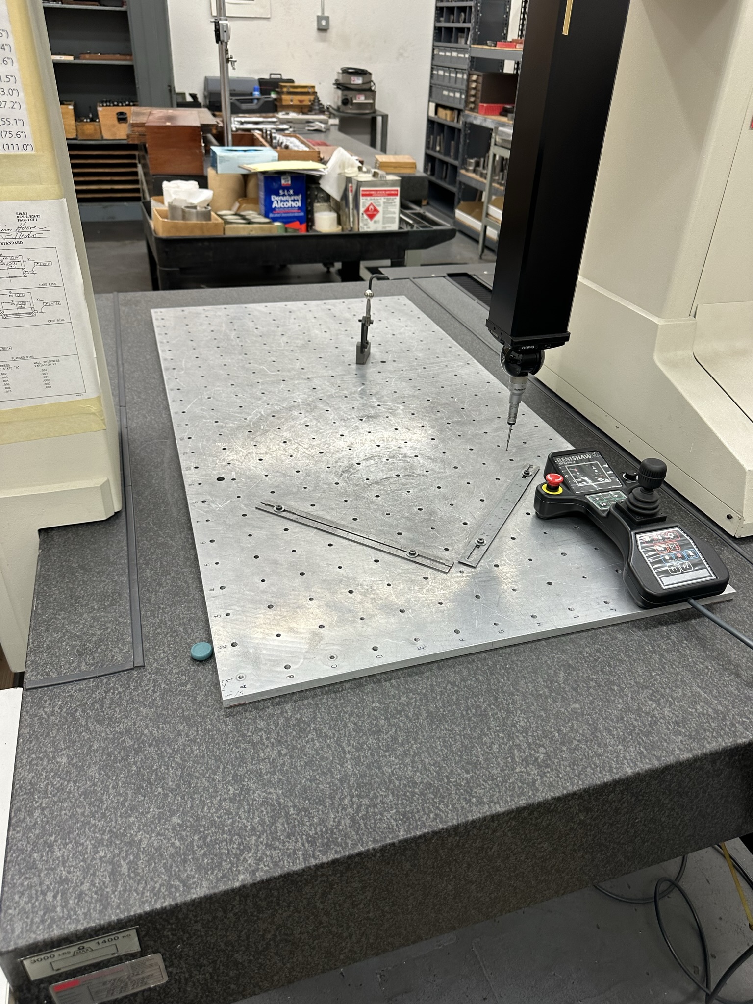 BROWN & SHARPE XCEL 7.10.7 COORDINATE MEASURING MACHINE, VALIDATOR RENISHAW PH10MQ PROBE, 36" X 55" GRANITE TABLE, RENISHAW MCU LITE-2 JOYSTICK, S/N 0496-2320, UPDATED SOFTWARE PROGRAM AUGUST 2021-509