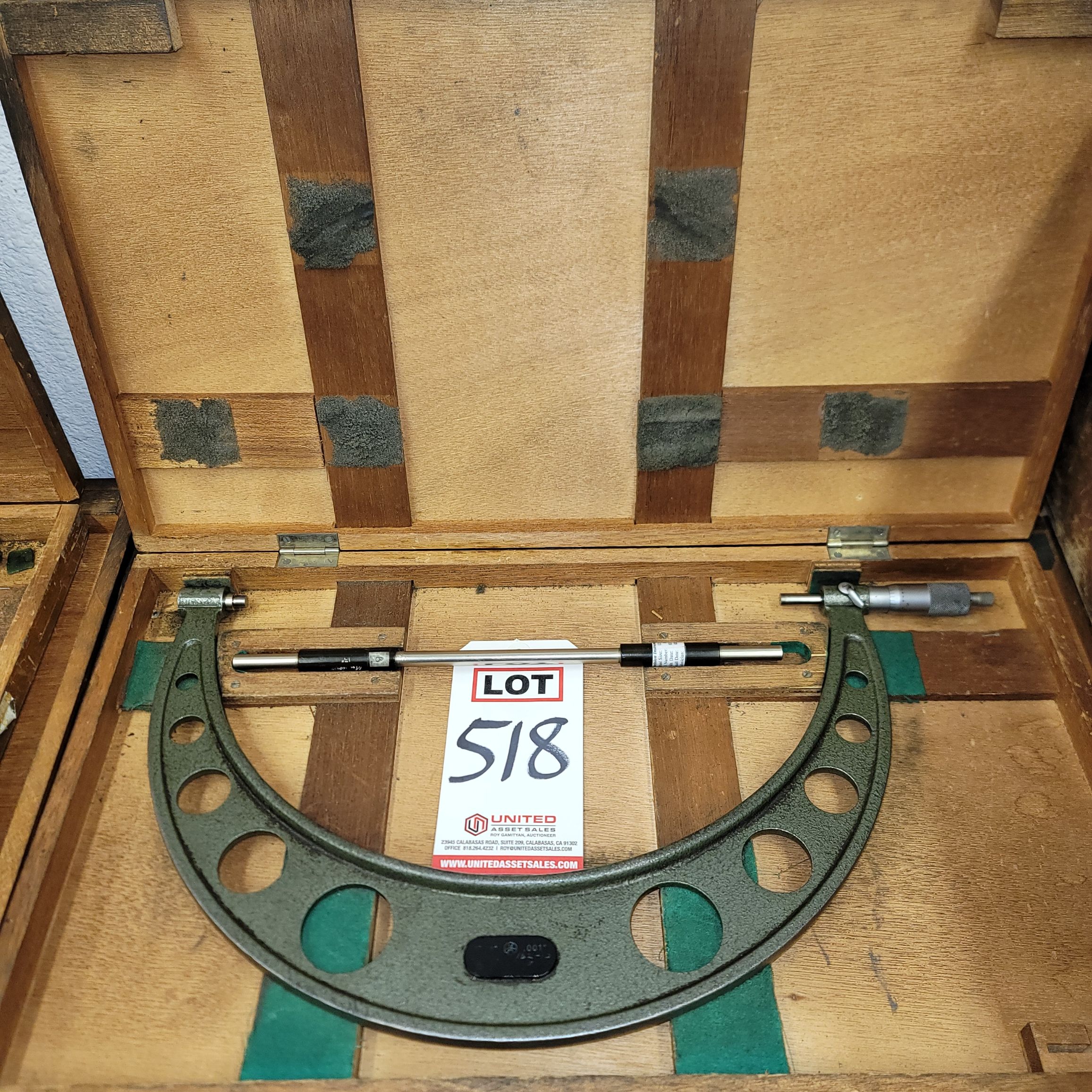 MITUTOYO 13"-14", .001" MICROMETER, W/ CASE-518