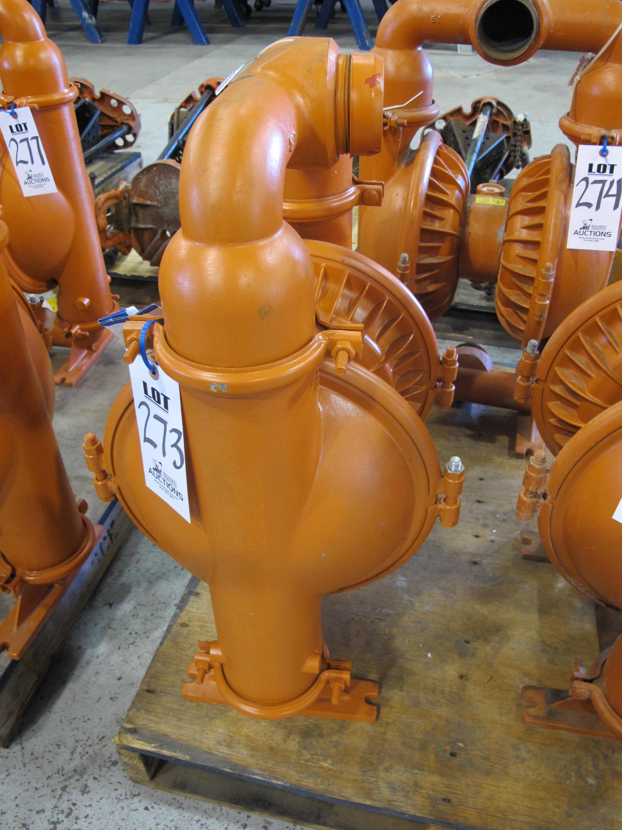 WILDEN 3" DIAPHRAGM PUMP, S/N 00906168 (G-49) LOADING & HANDLING FEE $15-