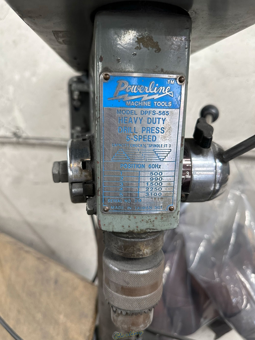 POWERLINE 13inch DRILL PRESS MODEL DPFS 565 5 SPEED FLOOR MODEL-3