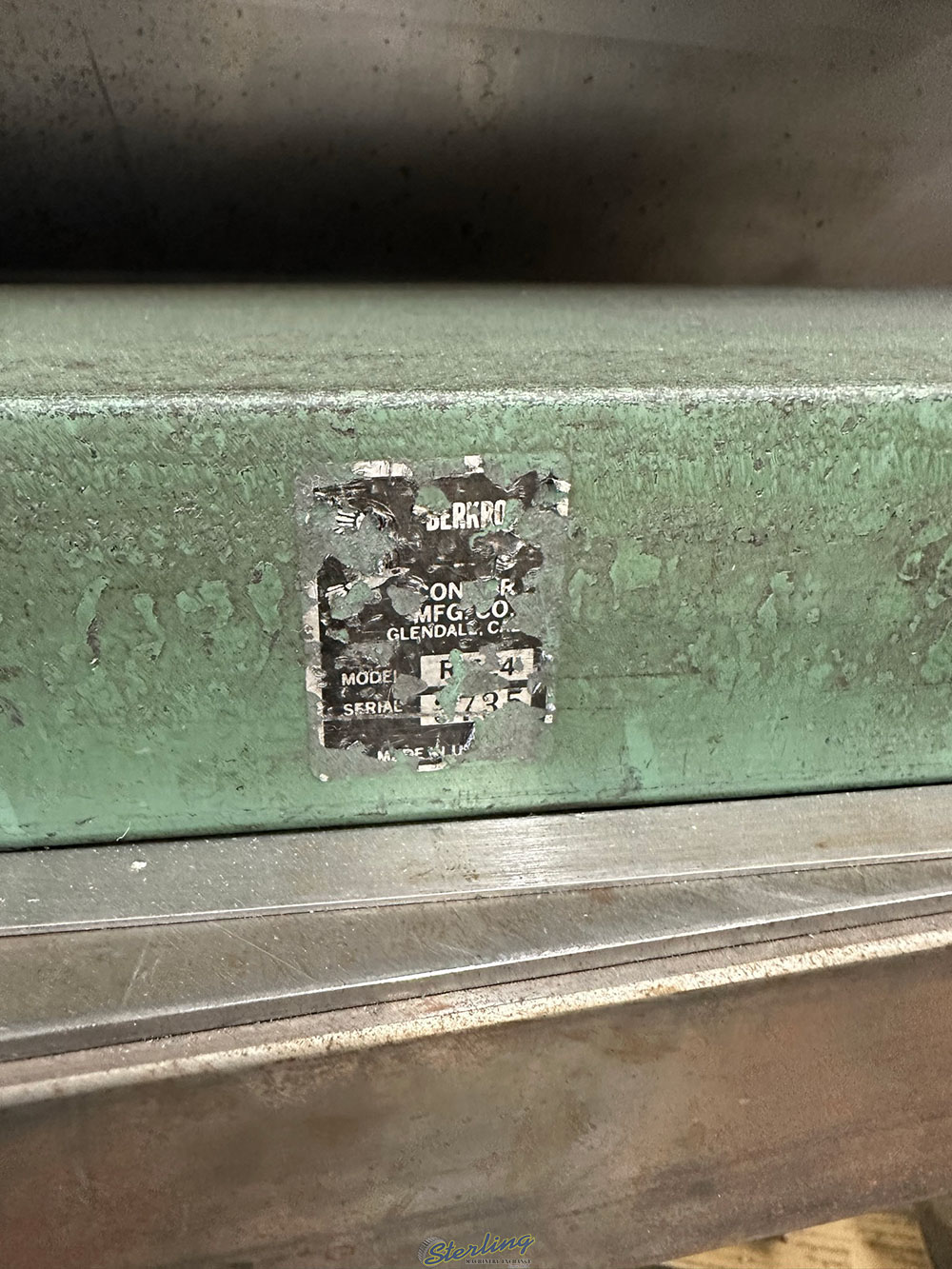 24inch MANUAL SLIP ROLL DATA PLATE UNREADABLE-11