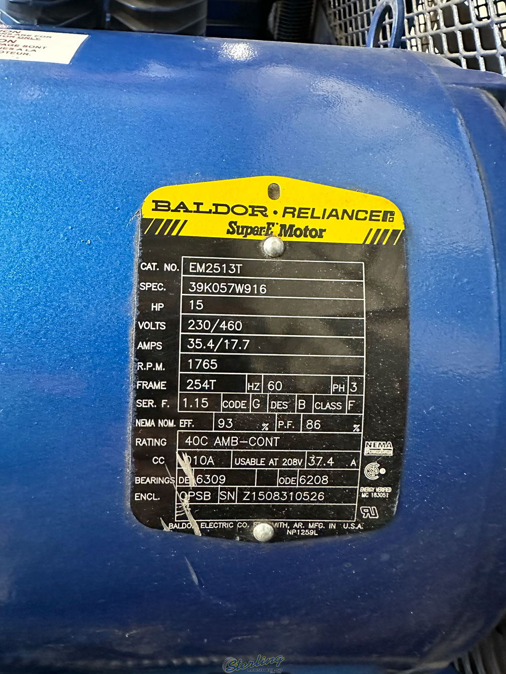 ALL AMERICAN 15 HP HORIZONTAL AIR COMPRESSOR 120 GALLON TANK-13