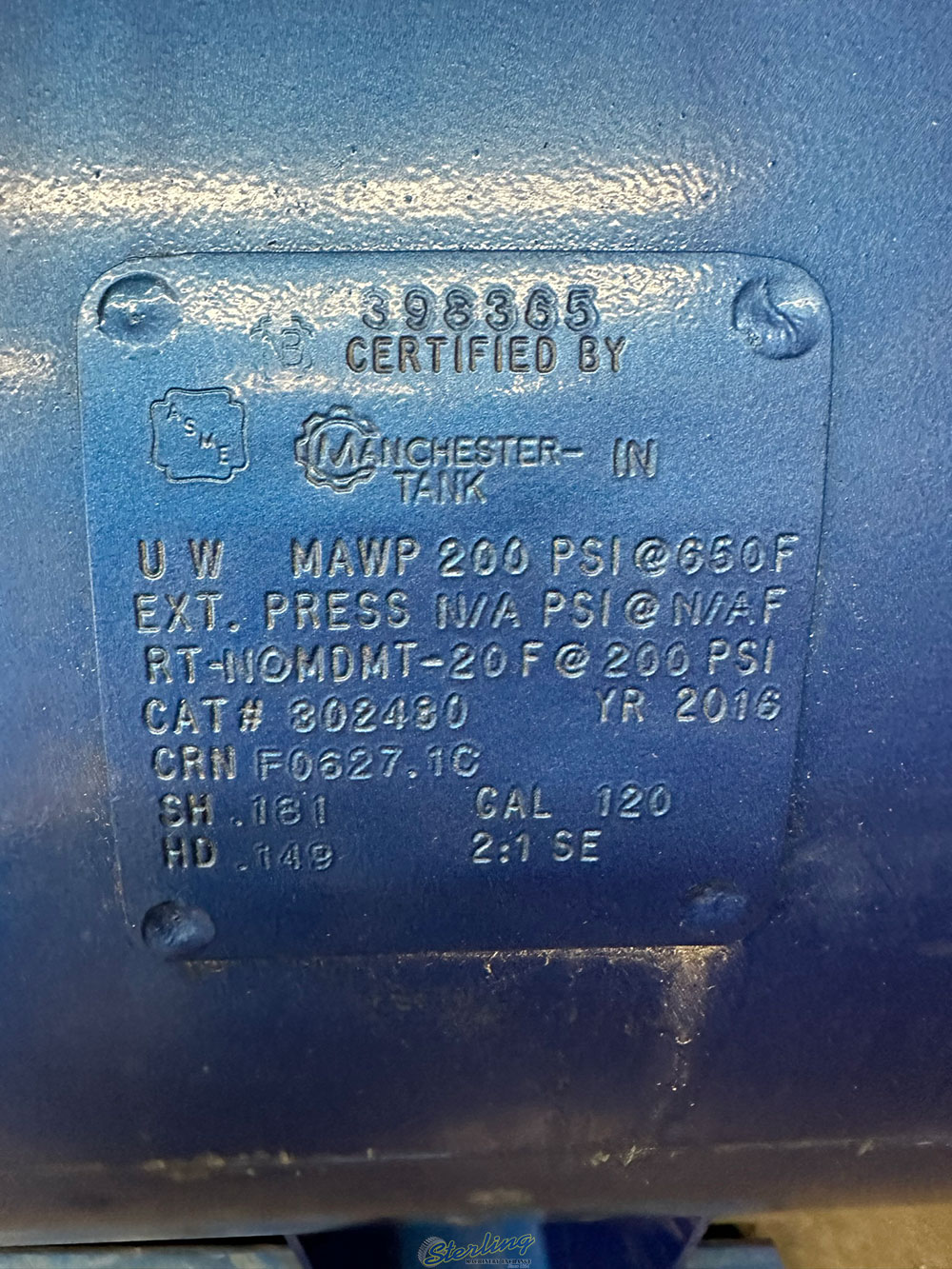 ALL AMERICAN 15 HP HORIZONTAL AIR COMPRESSOR 120 GALLON TANK-13