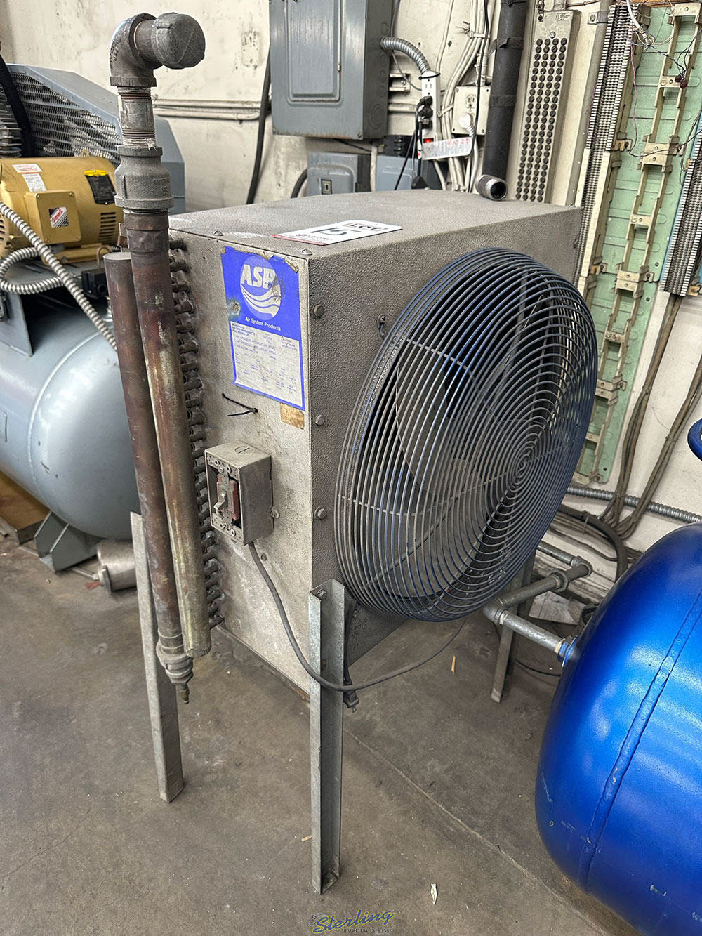 AIR SYSTEM PRODUCTS AIRCOOLED AFTERCOOLER MODEL A3H S N B8585802 59-15