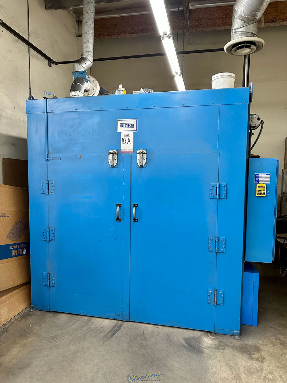 BINKS BWN 66 6G WALK IN OVEN NATURAL GAS 350000 BTU 500 degree F MAX TEMP S N 047739711-18A
