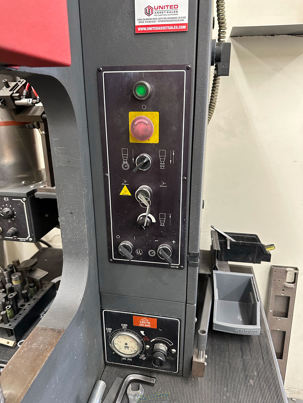2000 HAEGER 618 INSERTION PRESS W  AUTOFEED SYSTEM MODEL 618 1L S N O6L 00776-24