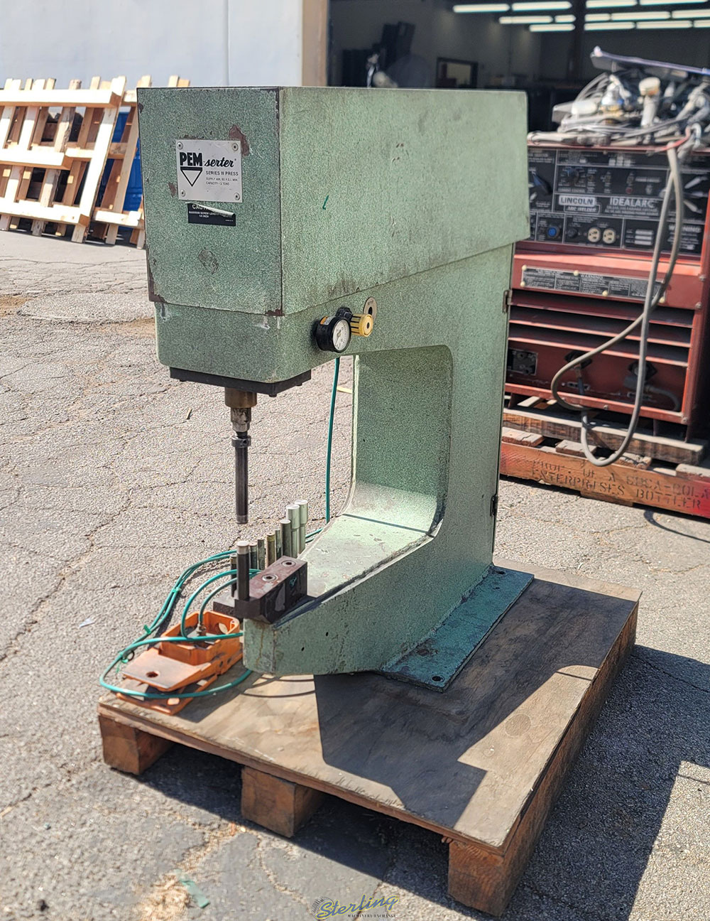 PEM SERTER SERIES III INSERTION PRESS CAPACITY: 3 TONS S N B3 063 OUT OF SERVICE NEEDS WORK-25A