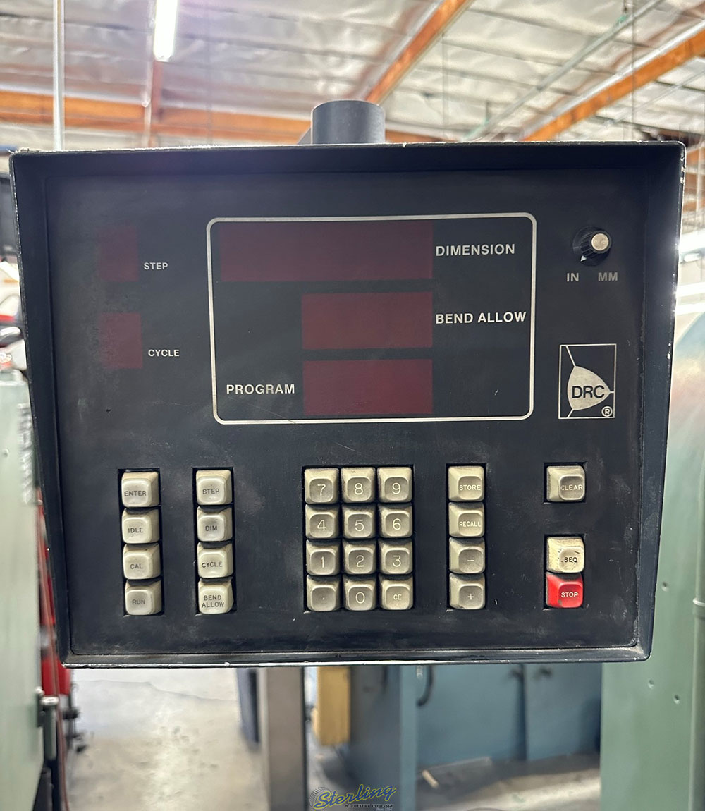 DI ACRO 8 ft HYDRA POWER PRESS BRAKE MODEL 75 8 8 ft X 75 TON CAPACITY MECHANICAL DRC FRONT OPERATED BACK GAGE S N 6750378119-32