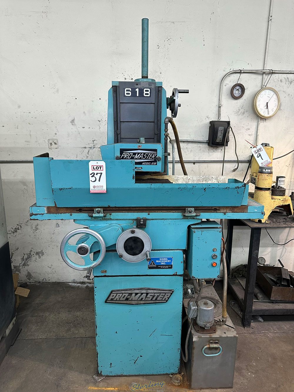 PRO MASTER 618 SURFACE GRINDER 6inch X 18inch MAGNETIC CHUCK S N 73620-37