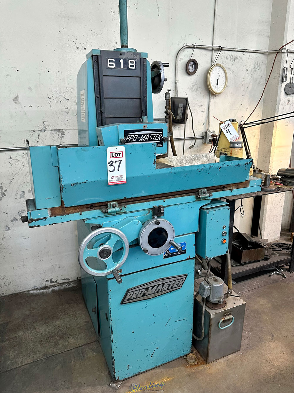 PRO MASTER 618 SURFACE GRINDER 6inch X 18inch MAGNETIC CHUCK S N 73620-37