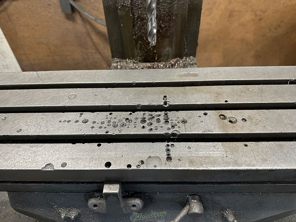 BRIDGEPORT VERTICAL MILL 9inch X 42inch TABLE J HEAD S N J53735 POWERFEED-39
