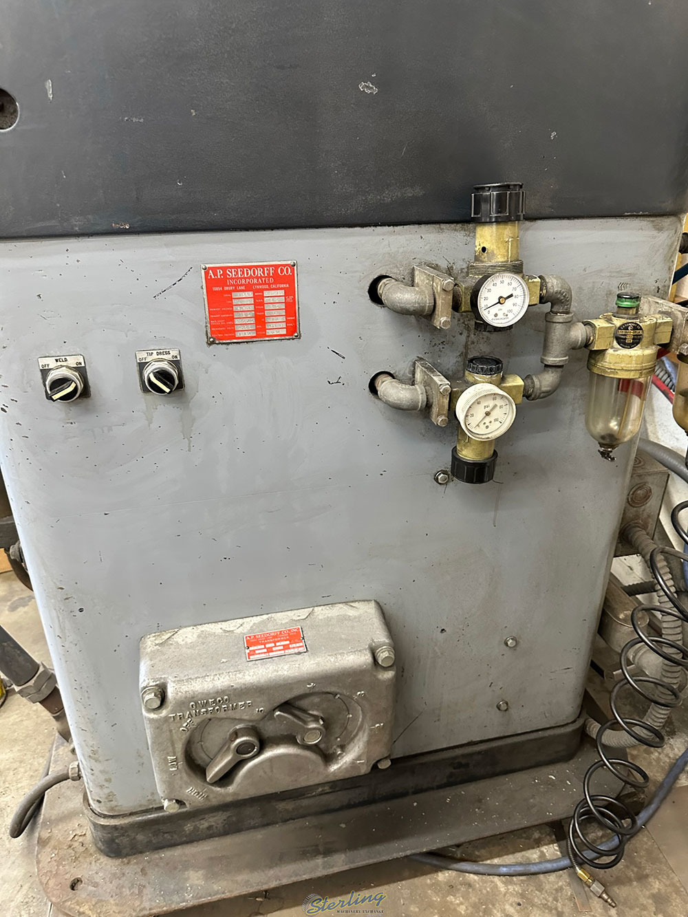 SEEDORFF SPOT WELDER MODEL 3010 75 KVA 12? ARMS S N 11325-40