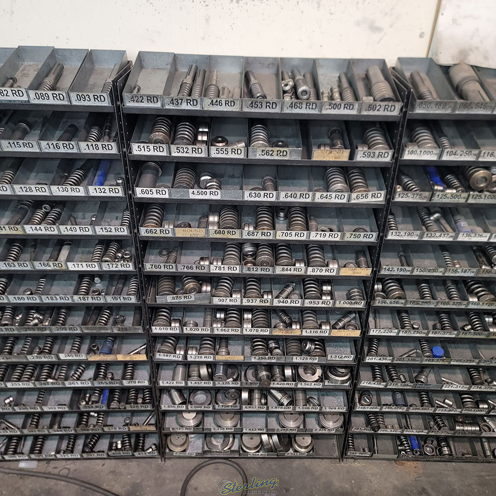 LOT   ALL TURRET PUNCHES WALL RACKS INCLUDED-55
