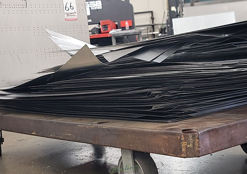 LOT   MIXED REMNANTS OF SHEET STOCK CART NOT INCLUDED-66
