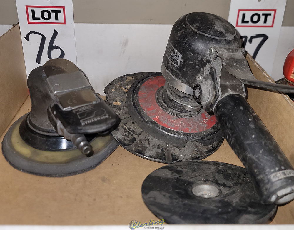 LOT   (2) PNEUMATIC PALM SANDERS-76