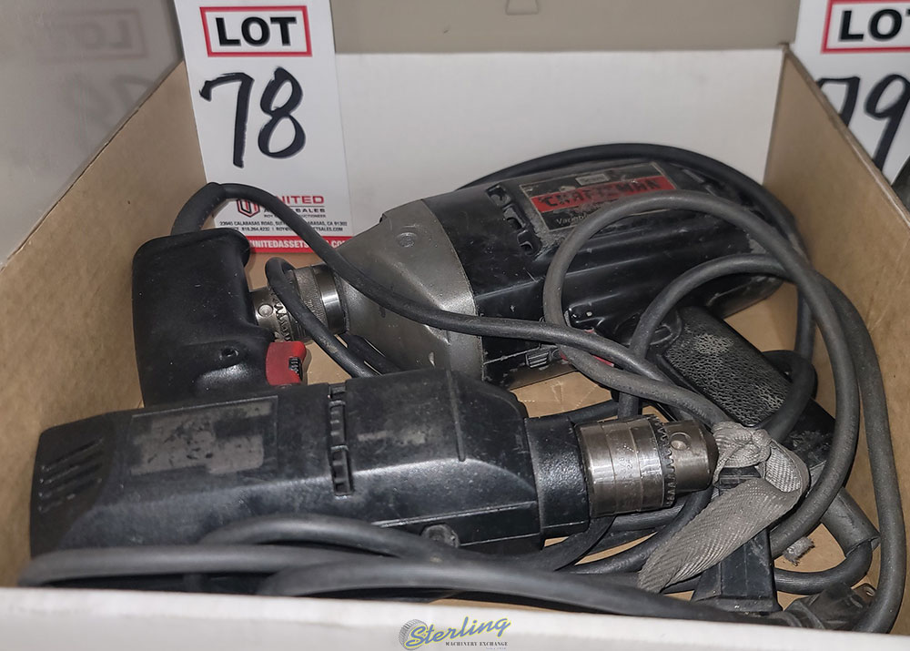 LOT   (2) DRILL MOTORS-78
