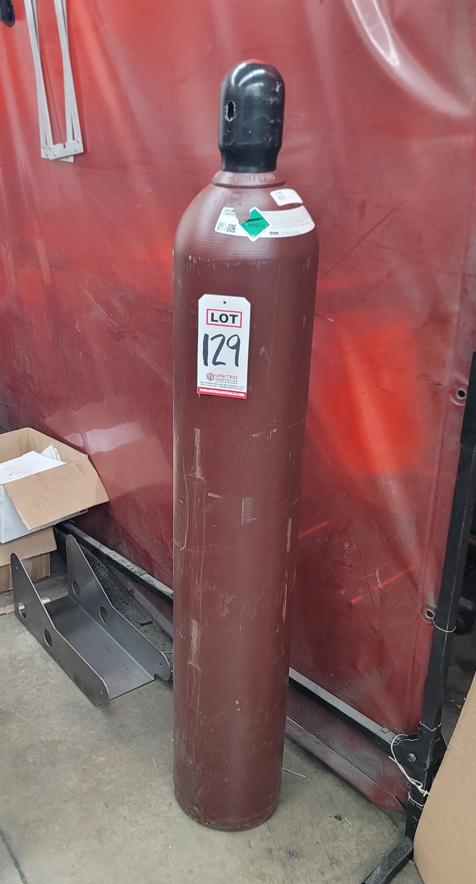 ARGON CYLINDER EMPTY-129