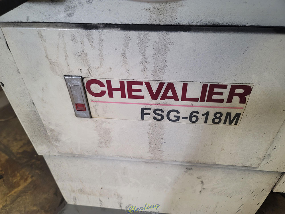 Chevalier-CHEVALIER 6" X 18" SURFACE GRINDER, MODEL FSG-618M, 6" X 18" CHEVALIER PERMANENT MAGNETIC CHUCK, S/N A3088003-12
