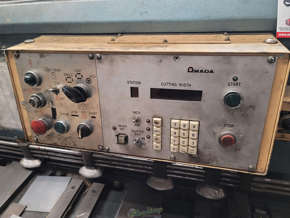 Amada-AMADA 6' X 1/4" POWER SQUARING SHEAR, MODEL M-2060, S/N 2600473-28
